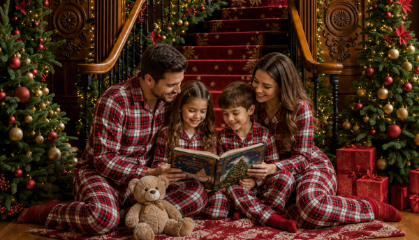 Christmas stairs mini sessions