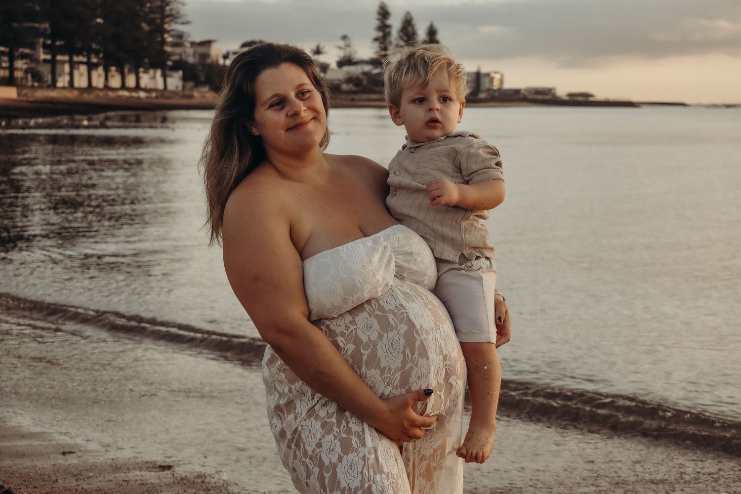 Sunrise maternity photo