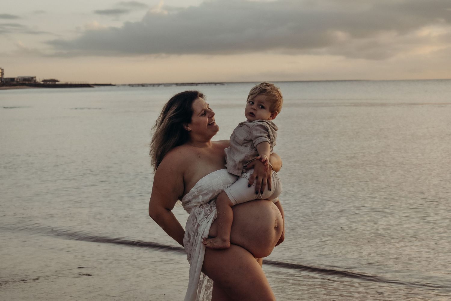 Sunrise maternity photo