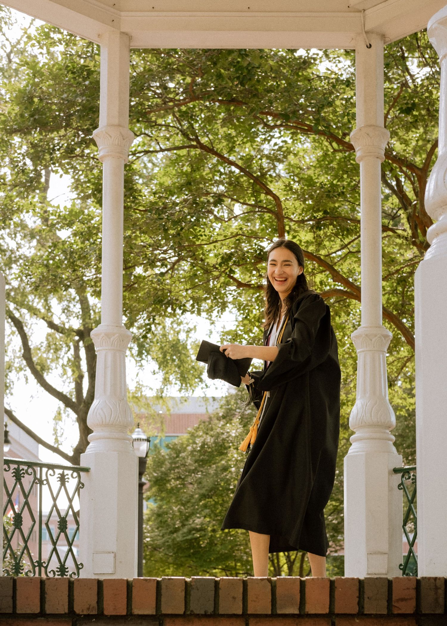 Photo of a high school graduate at Marietta Square