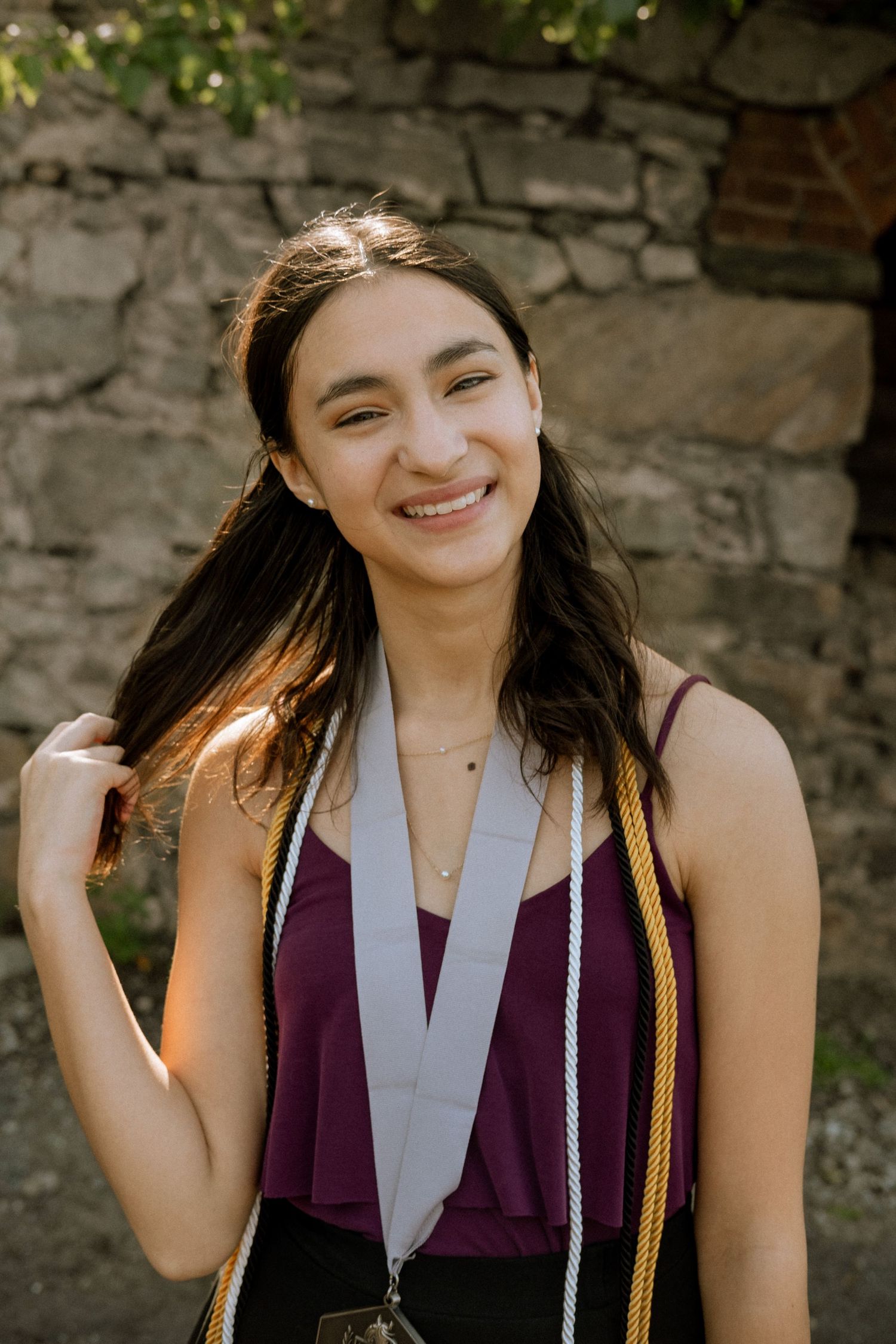 Photo of a high school graduate at Marietta Square