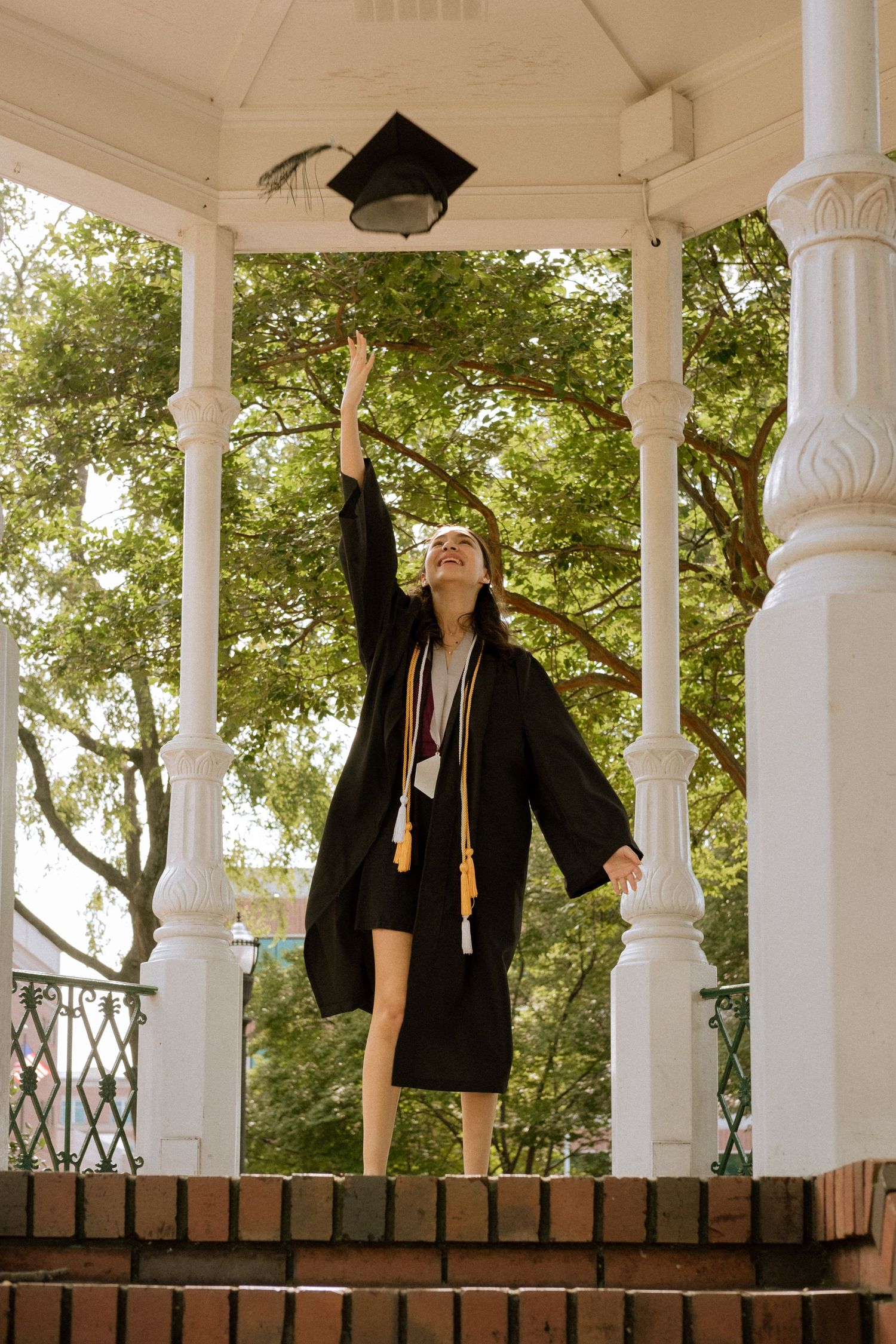 Photo of a high school graduate at Marietta Square