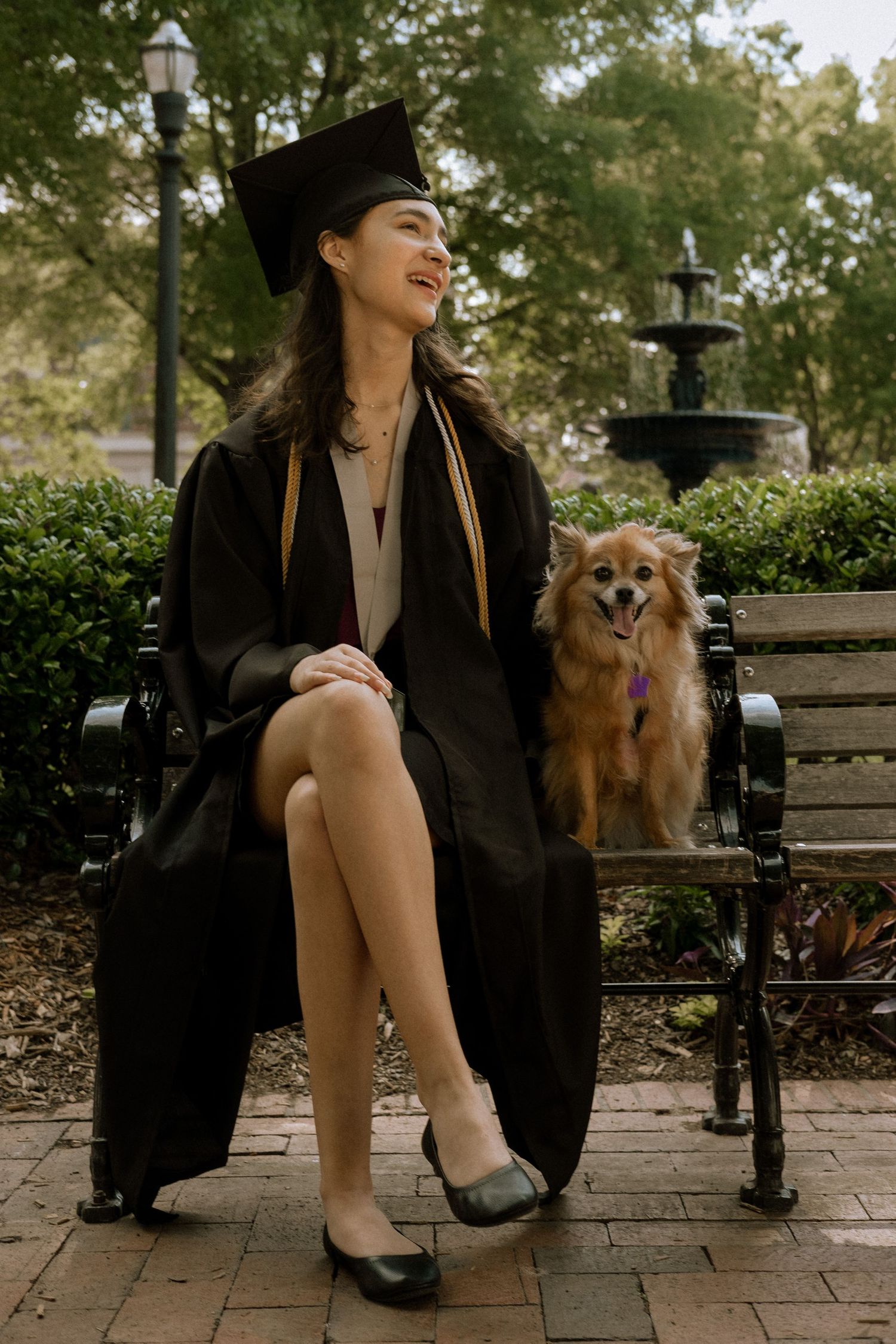 Photo of a high school graduate at Marietta Square