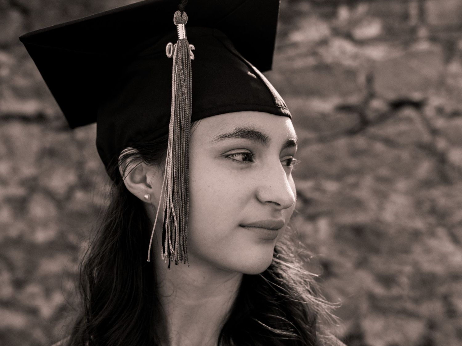 Photo of a high school graduate at Marietta Square