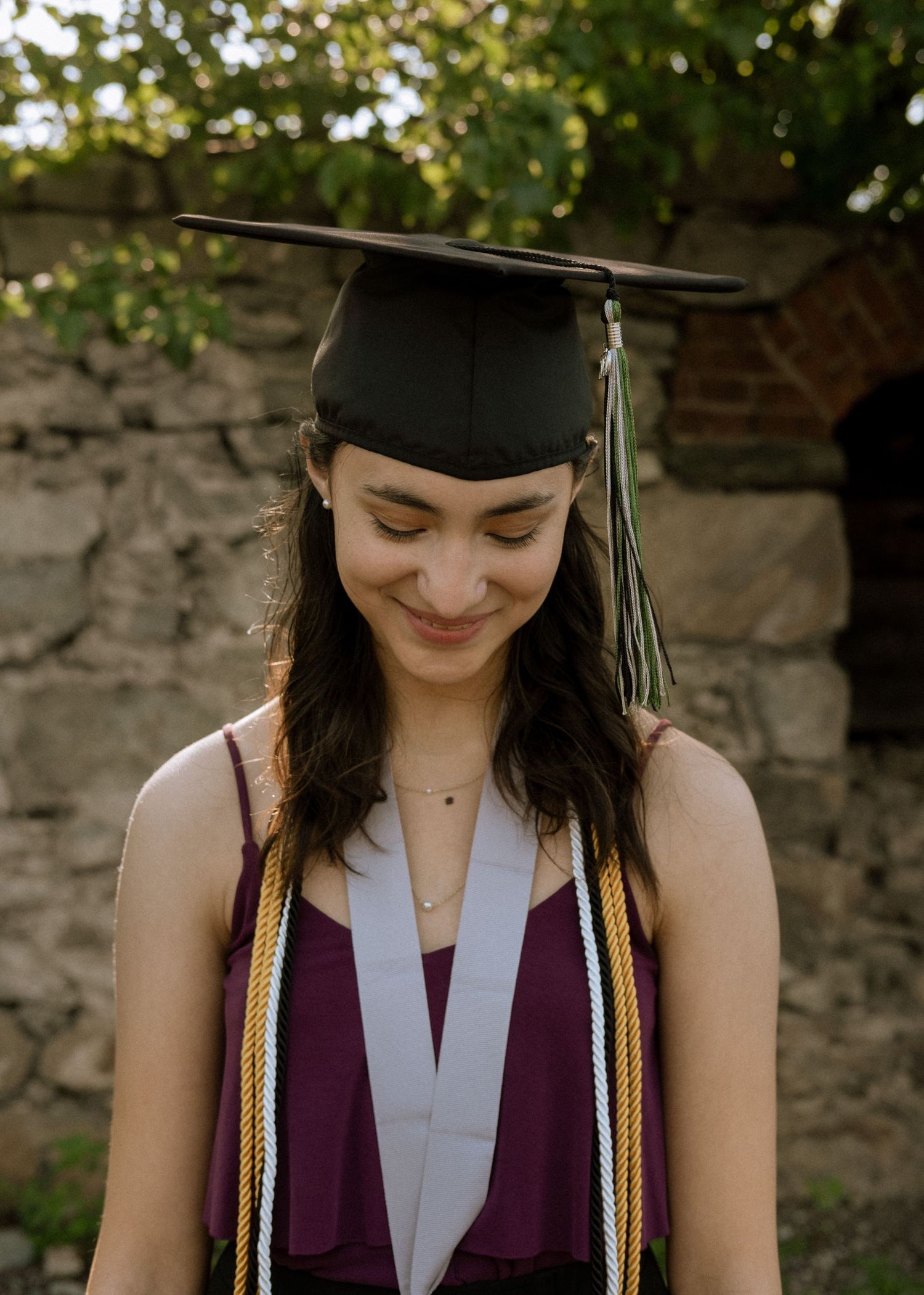Photo of a high school graduate at Marietta Square