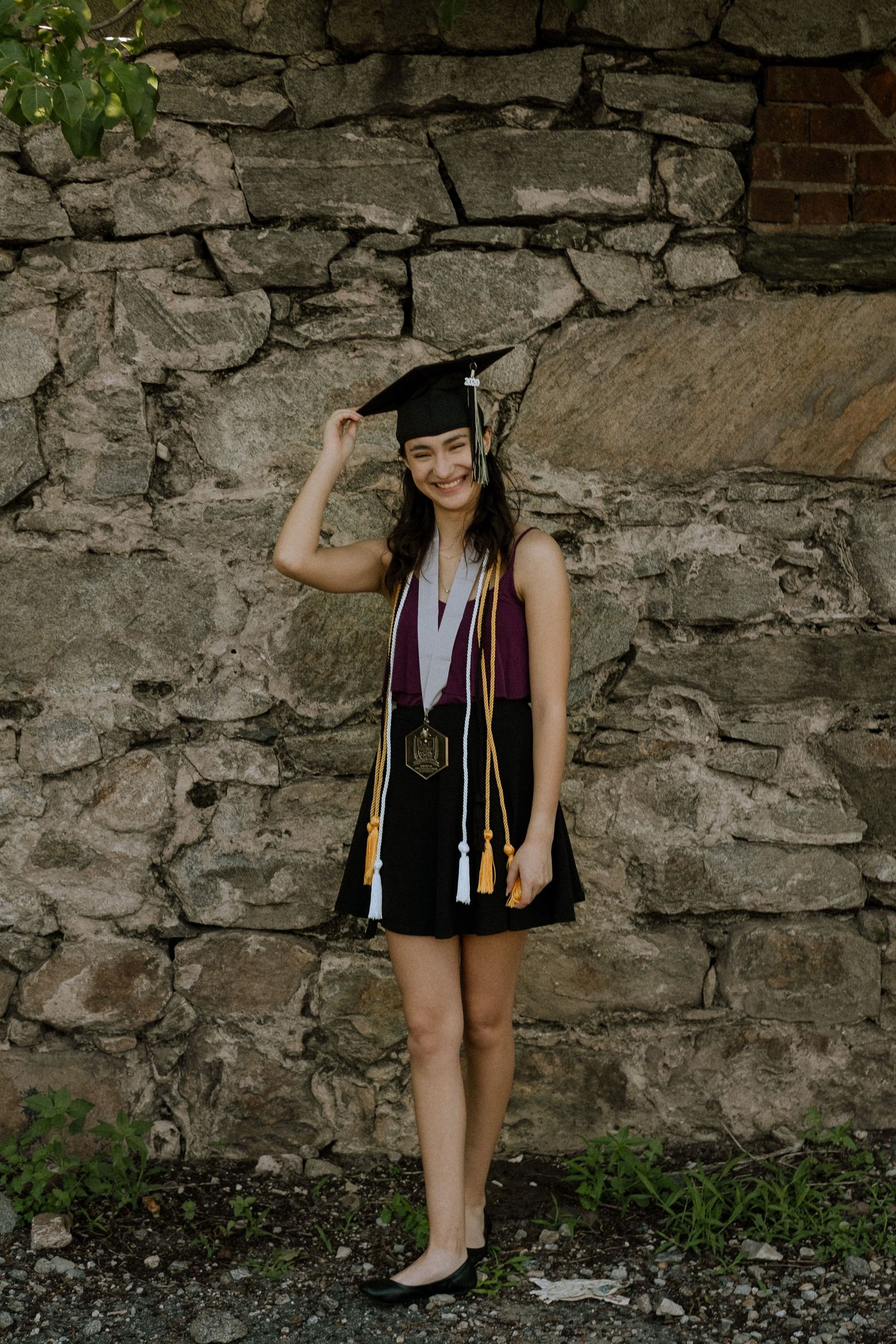 Photo of a high school graduate at Marietta Square