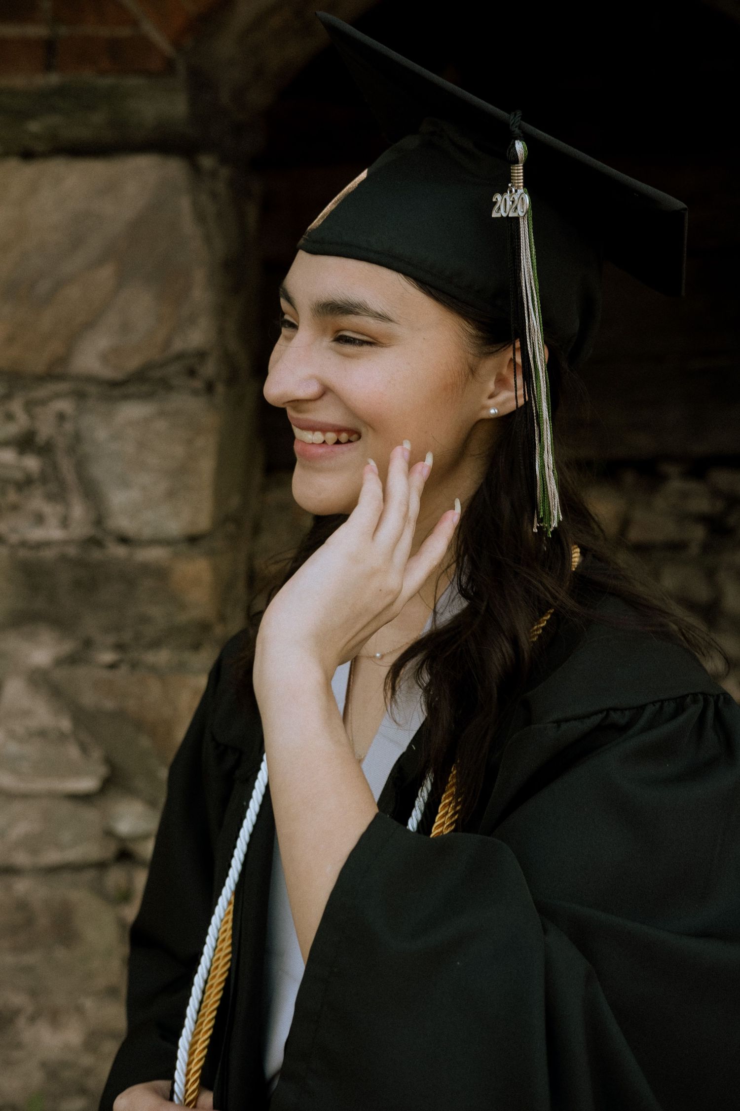 Photo of a high school graduate at Marietta Square