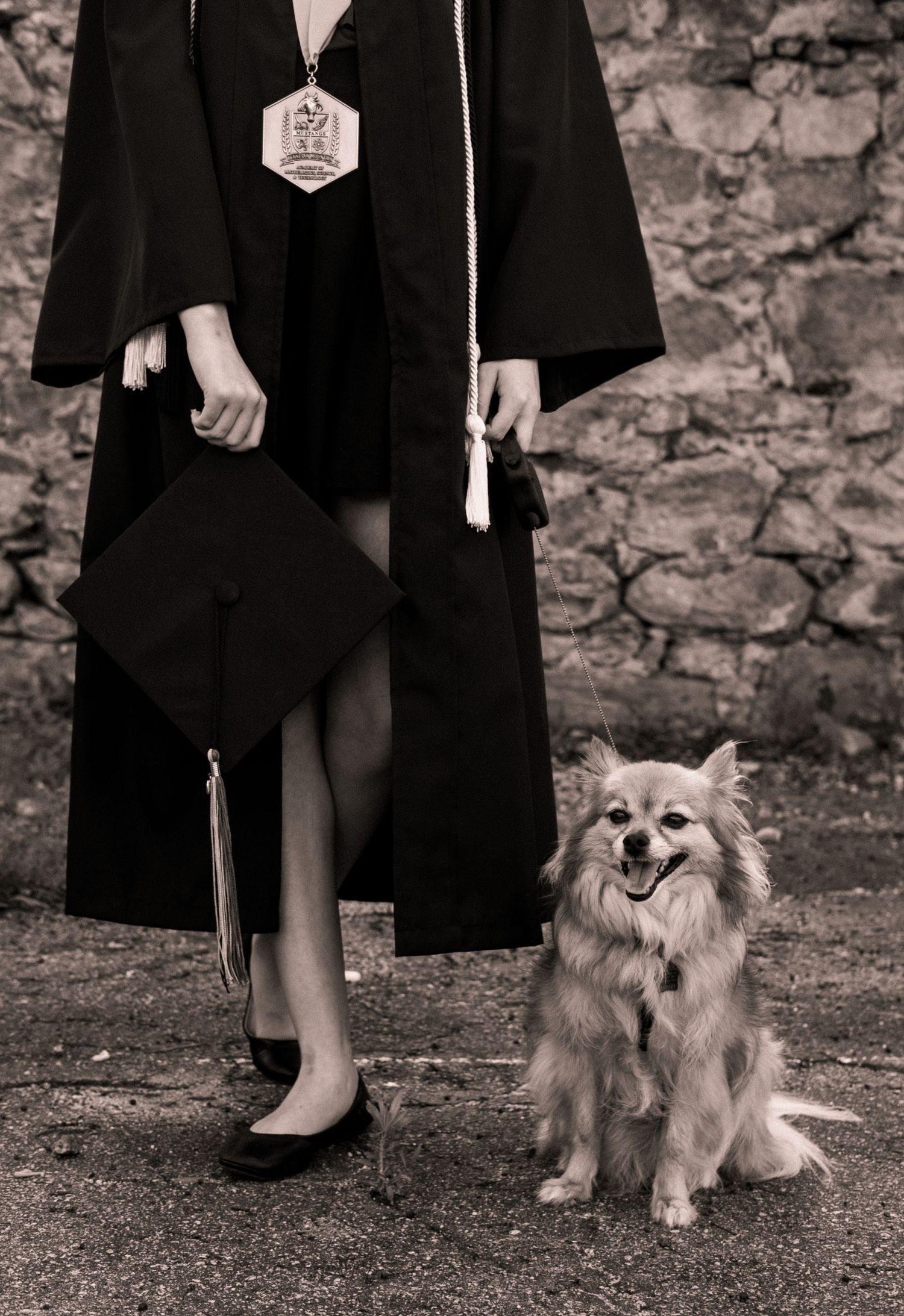 Photo of a high school graduate at Marietta Square