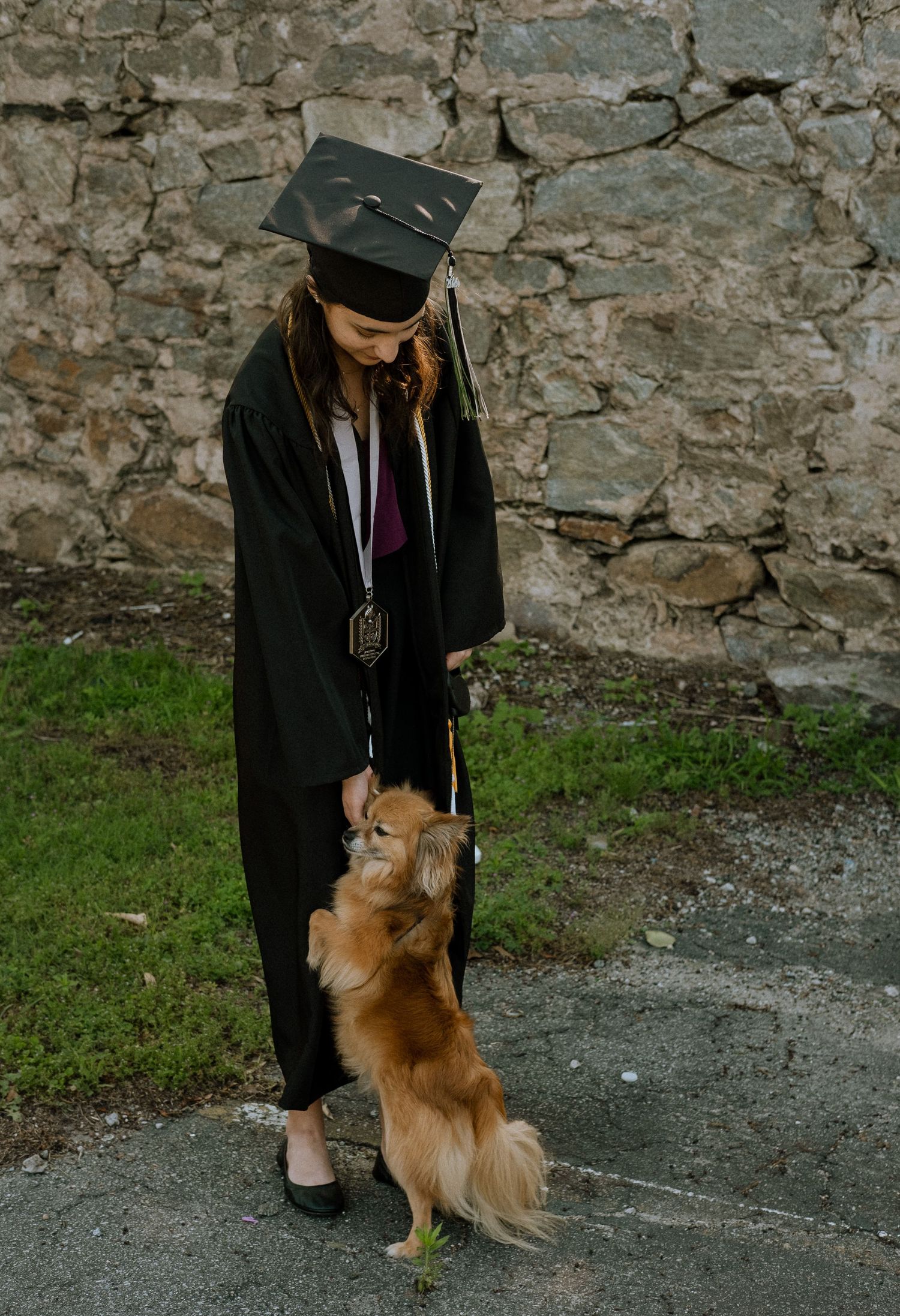 Photo of a high school graduate at Marietta Square