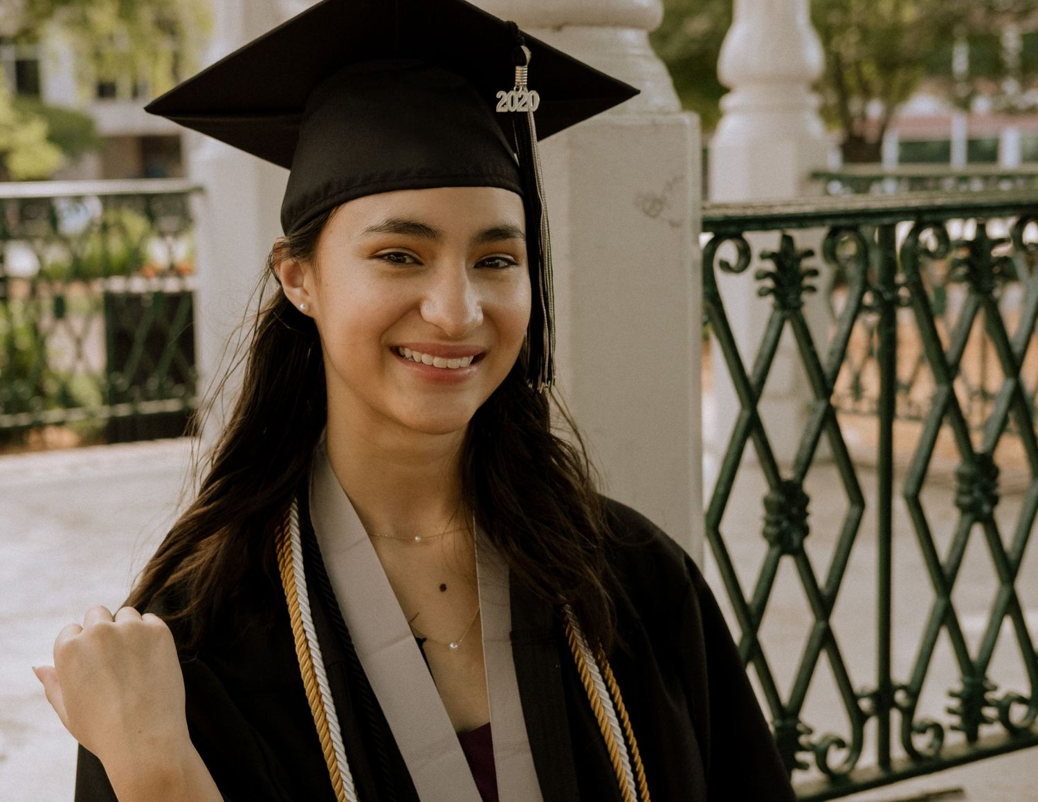 Photo of a high school graduate at Marietta Square