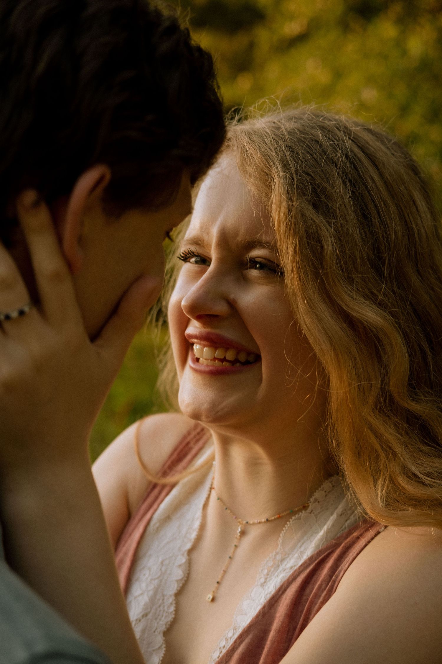 Photo of a couple at golden hour in Georgia
