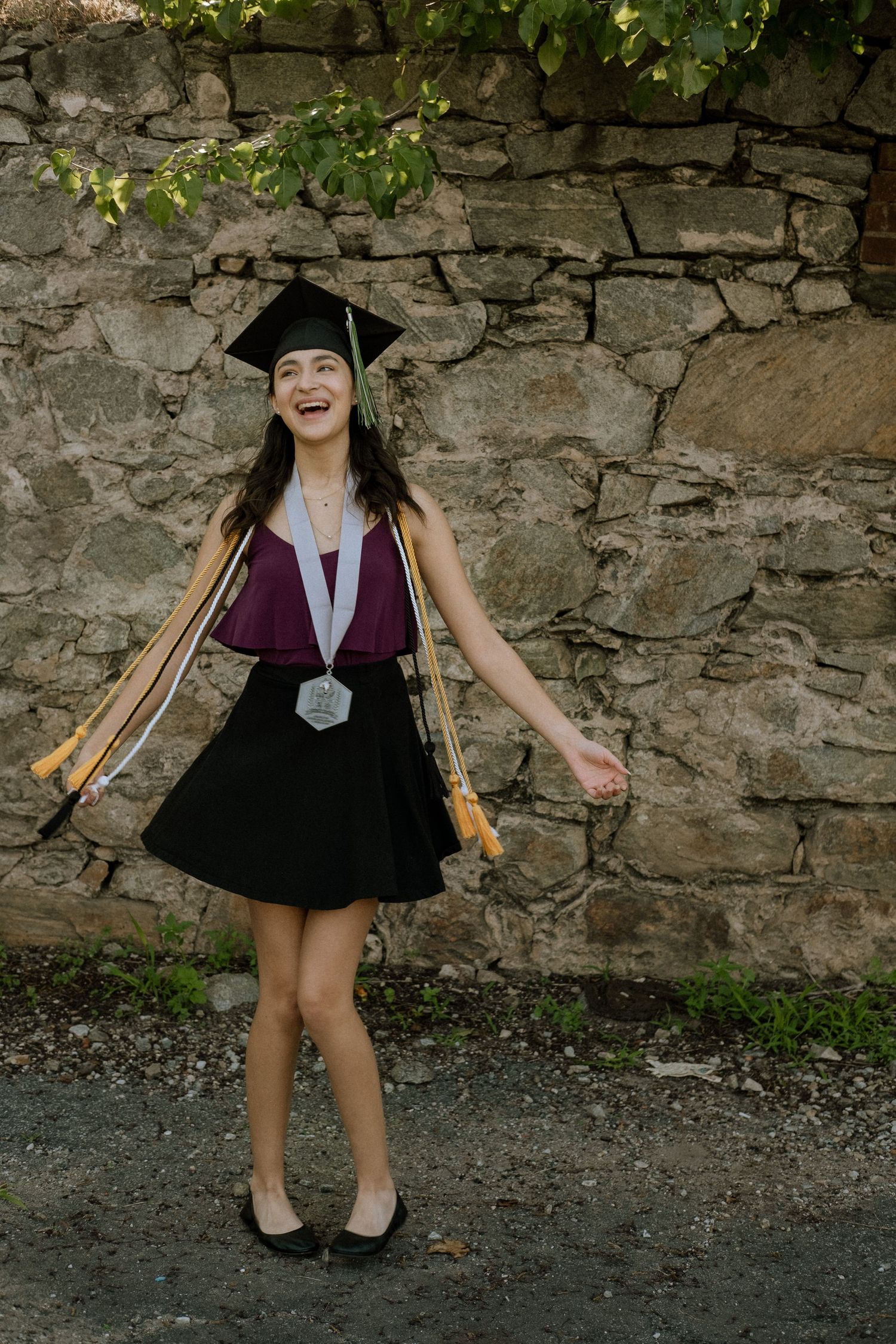 Photo of a high school graduate at Marietta Square