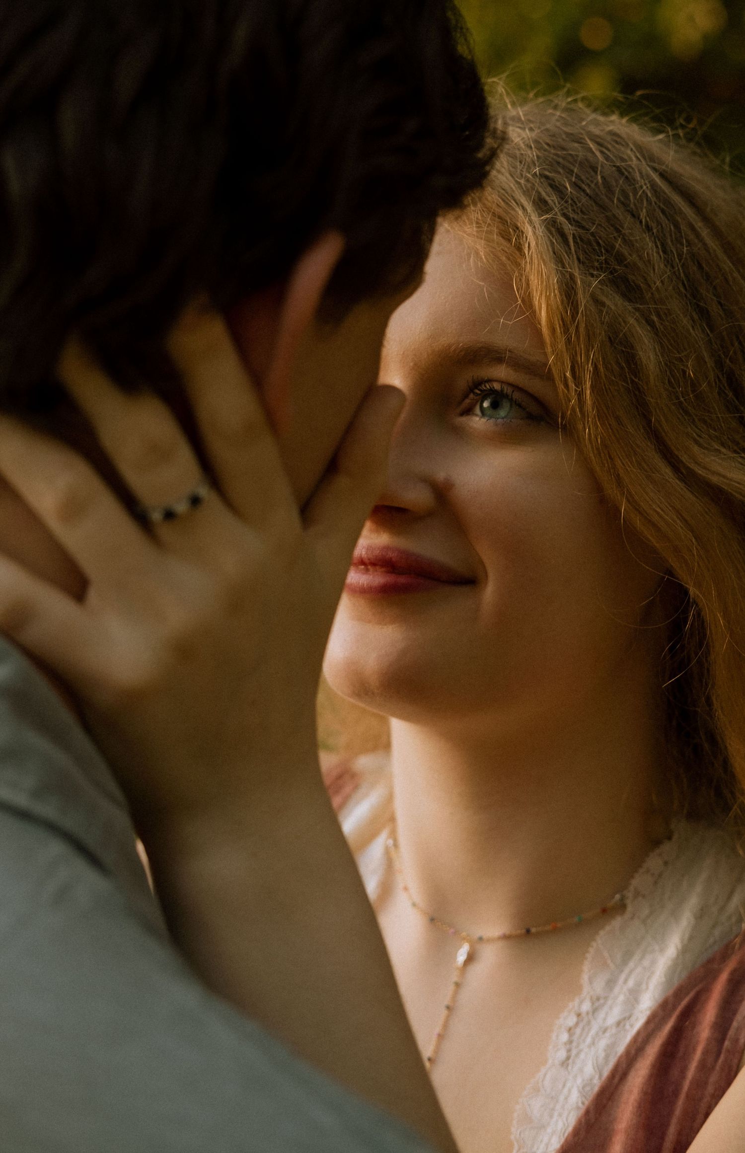 Photo of a couple at golden hour in Georgia