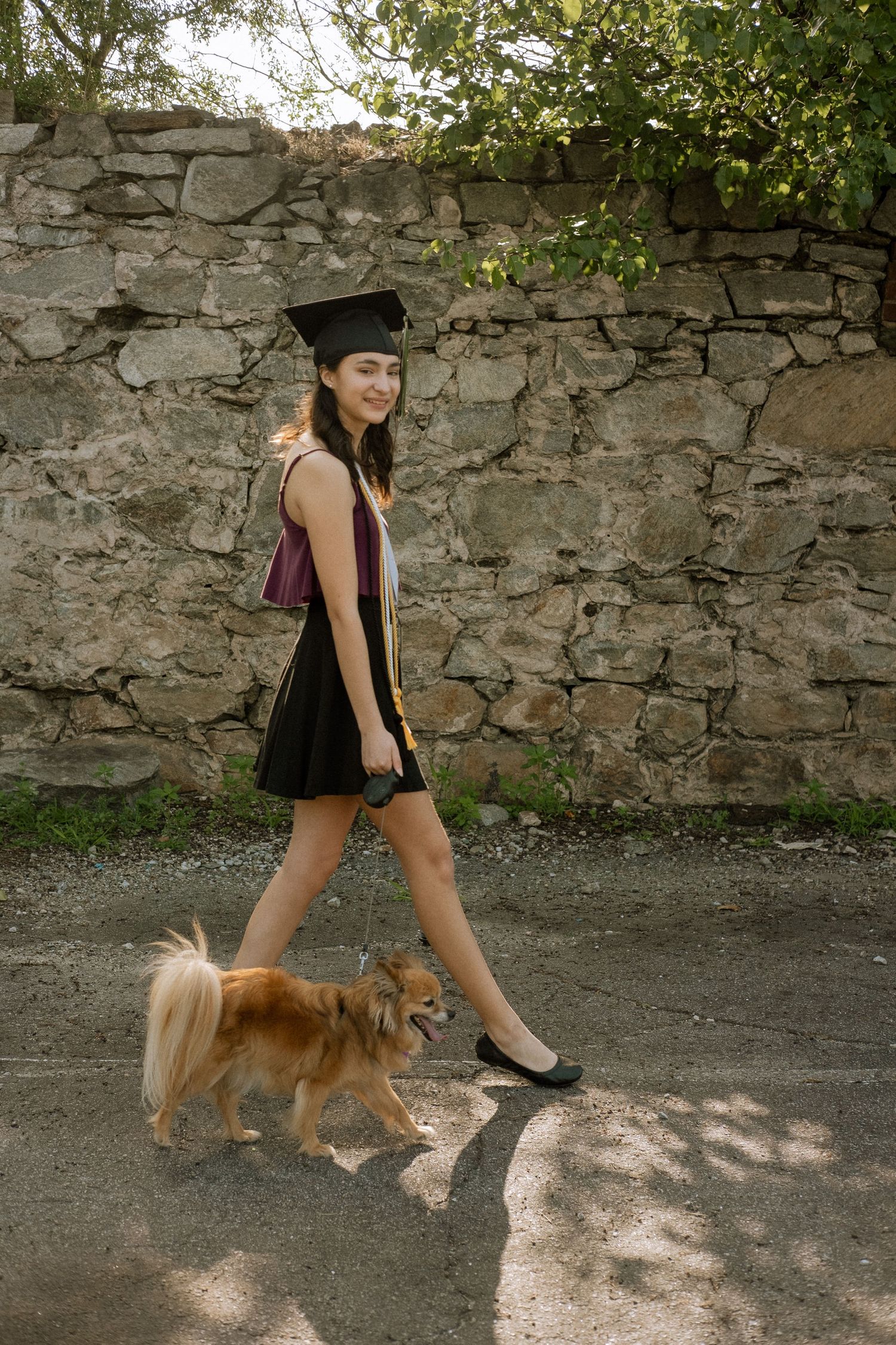Photo of a high school graduate at Marietta Square