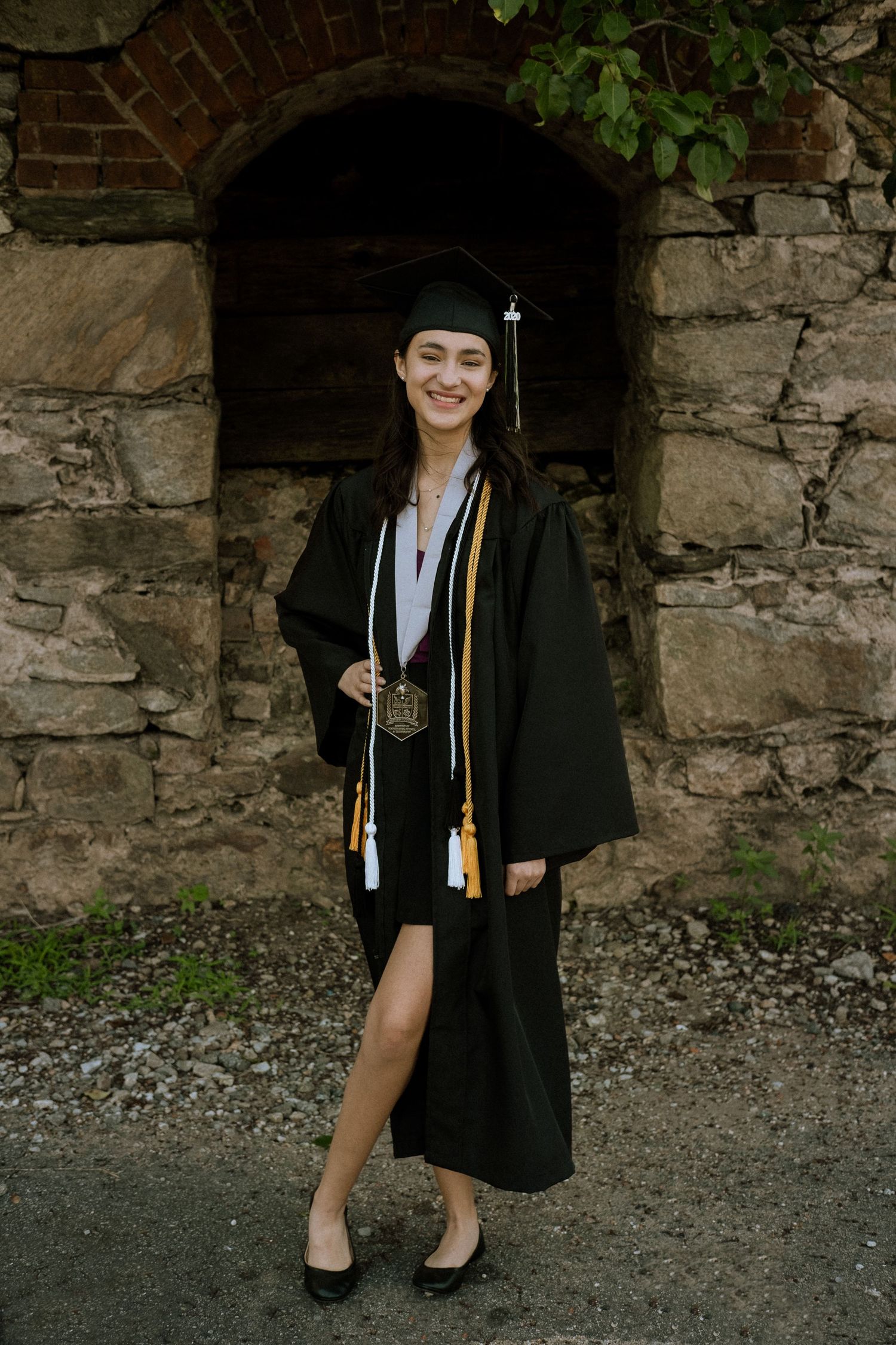 Photo of a high school graduate at Marietta Square
