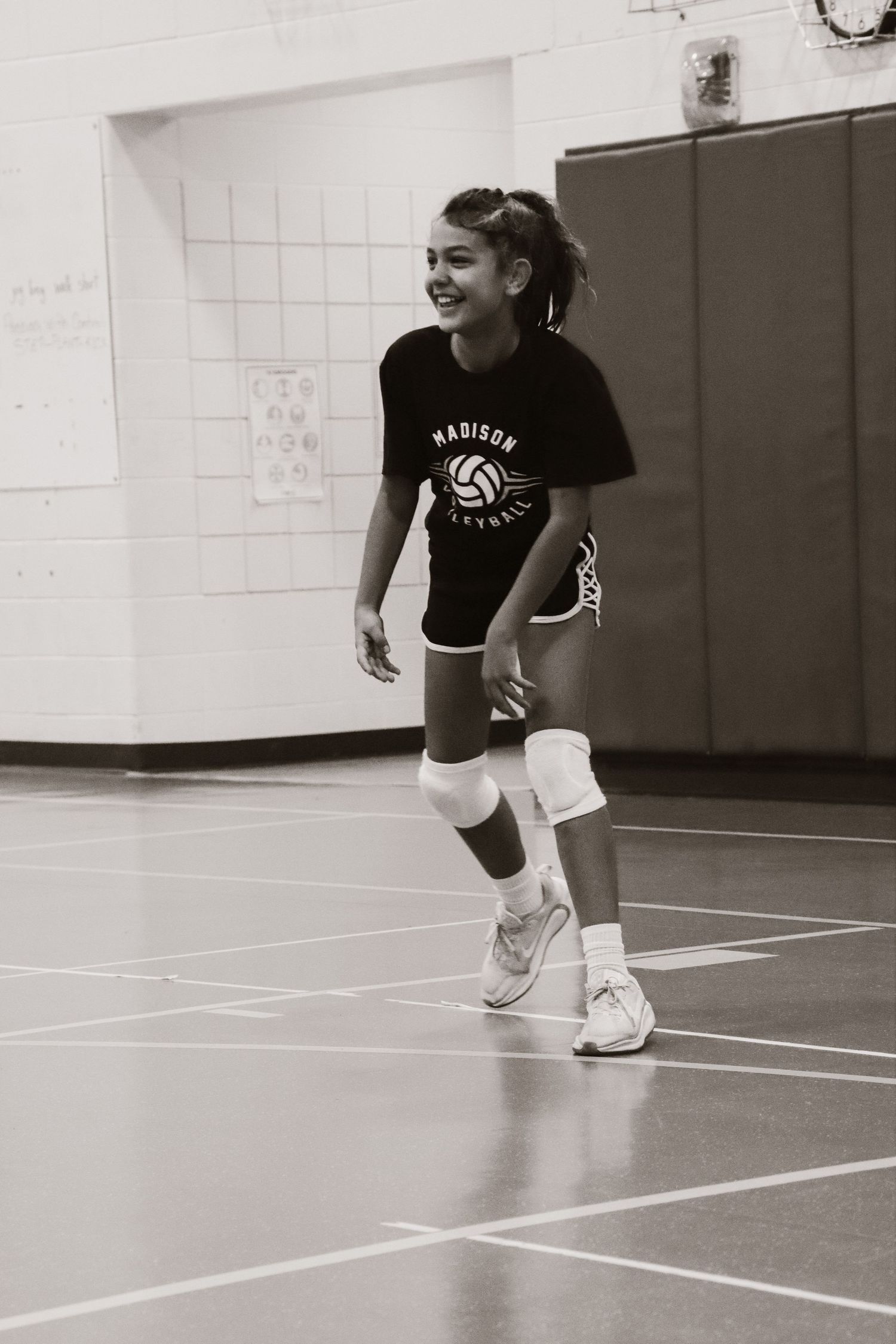 Smiling cause we got a point.
