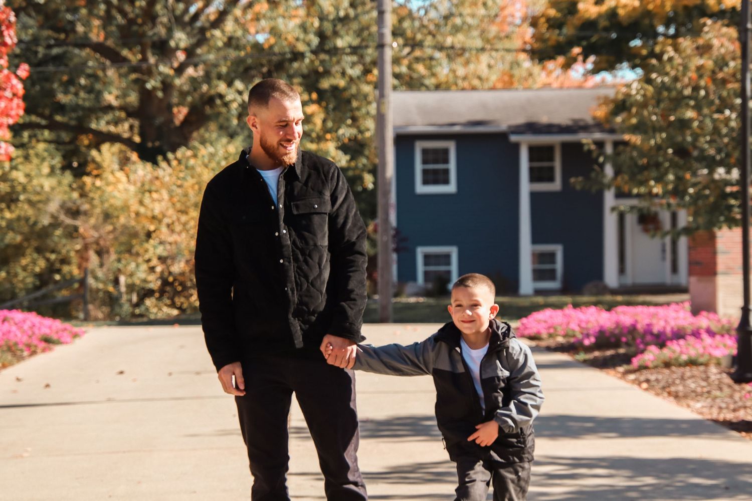 Dad and son.