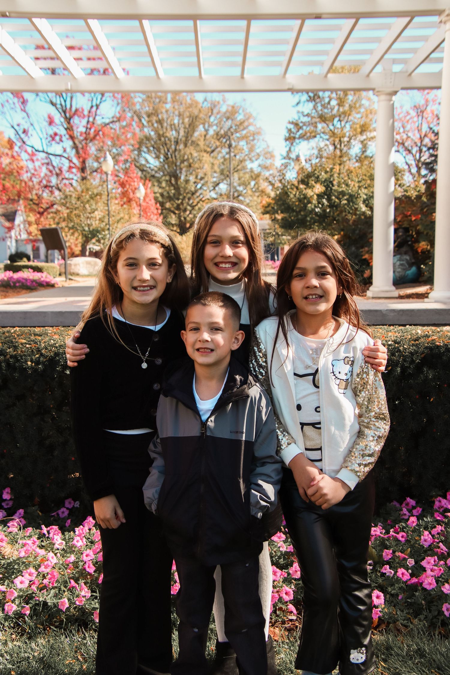 All siblings.