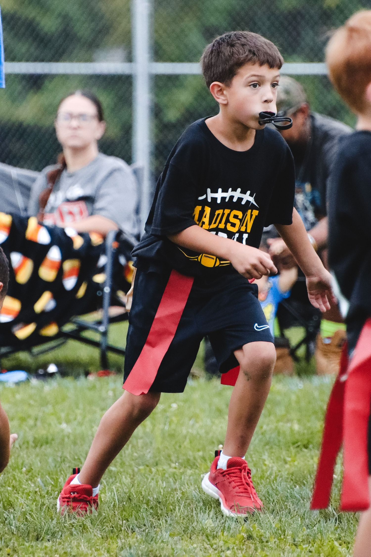 Getting ready to run.