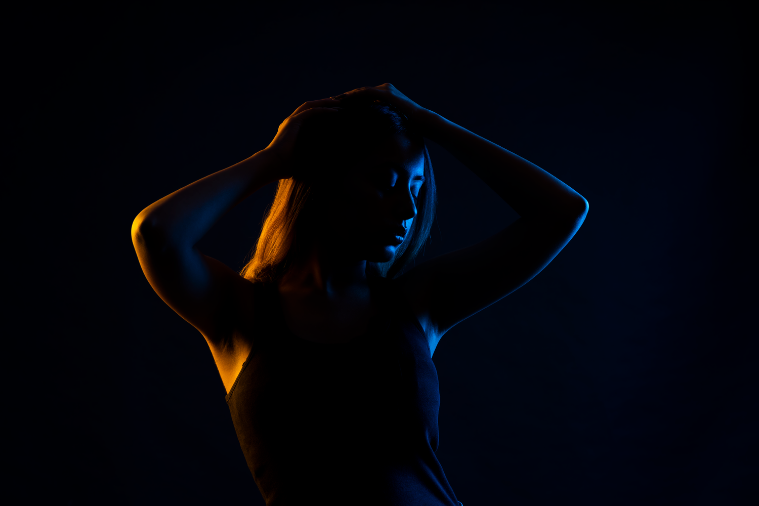 High-fashion editorial image featuring a stylish female model.