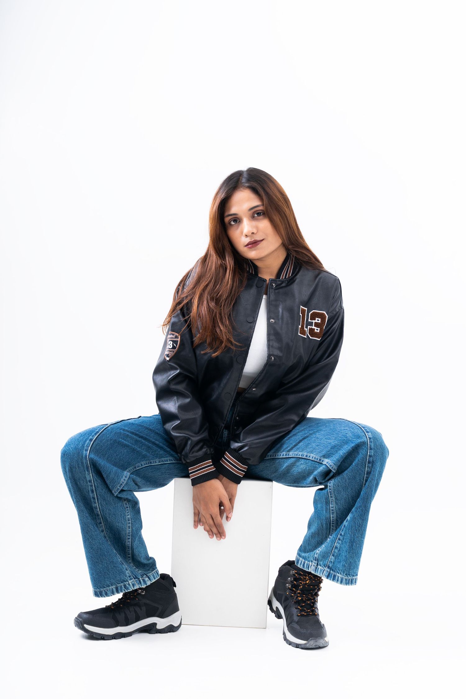 Souled Store oversized T-shirt styled with shorts in a modern fashion campaign photographed by FramesbyDarshil.