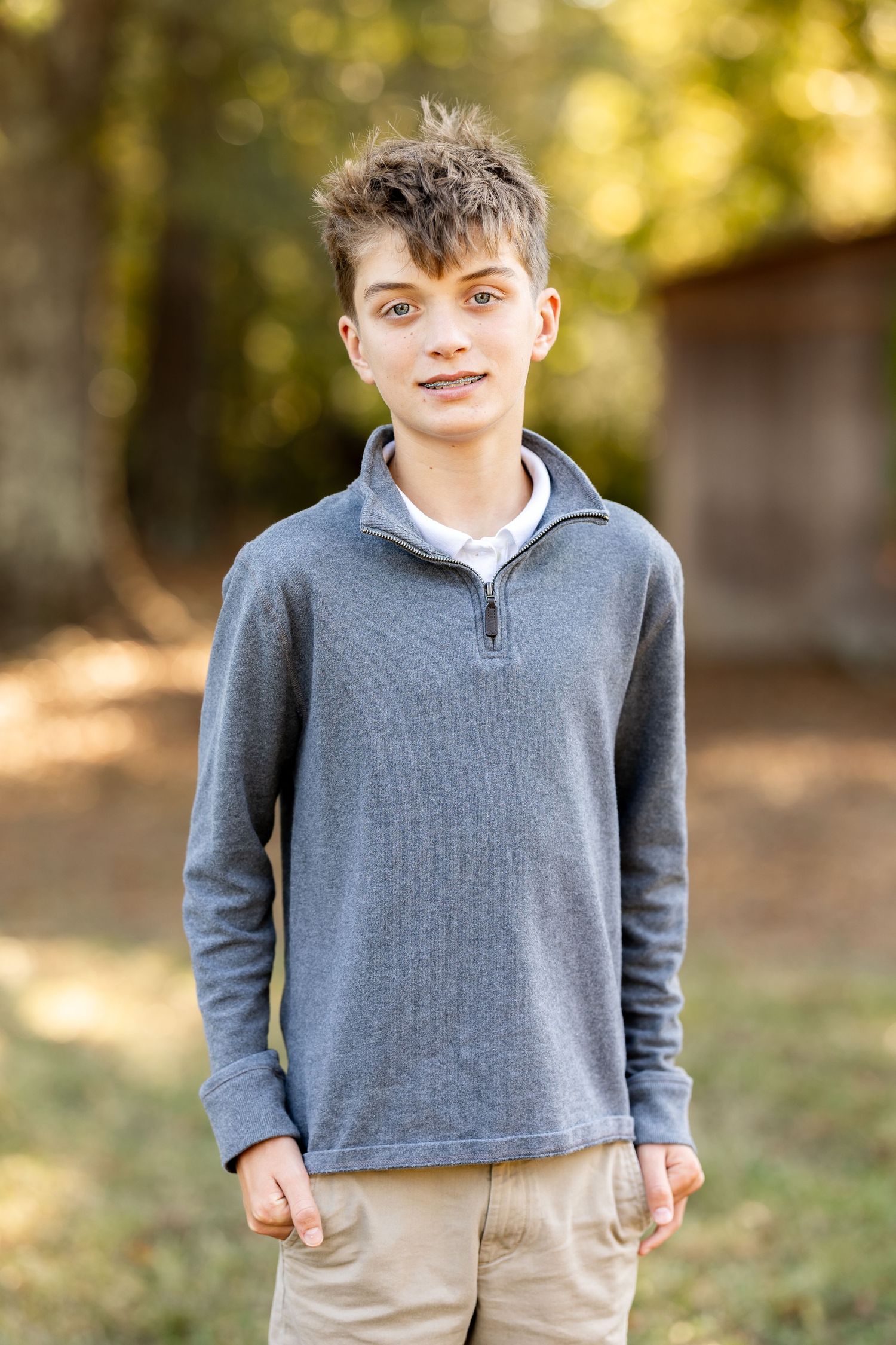 Portrait of a young boy taken by Rock Hill Family Photographer