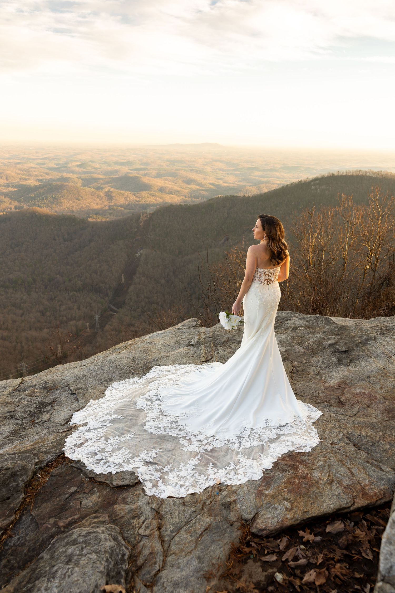 Bridal photo at Pretty Place Chapel taken by Rock Hill Photographer, Natalie Wilson Photo