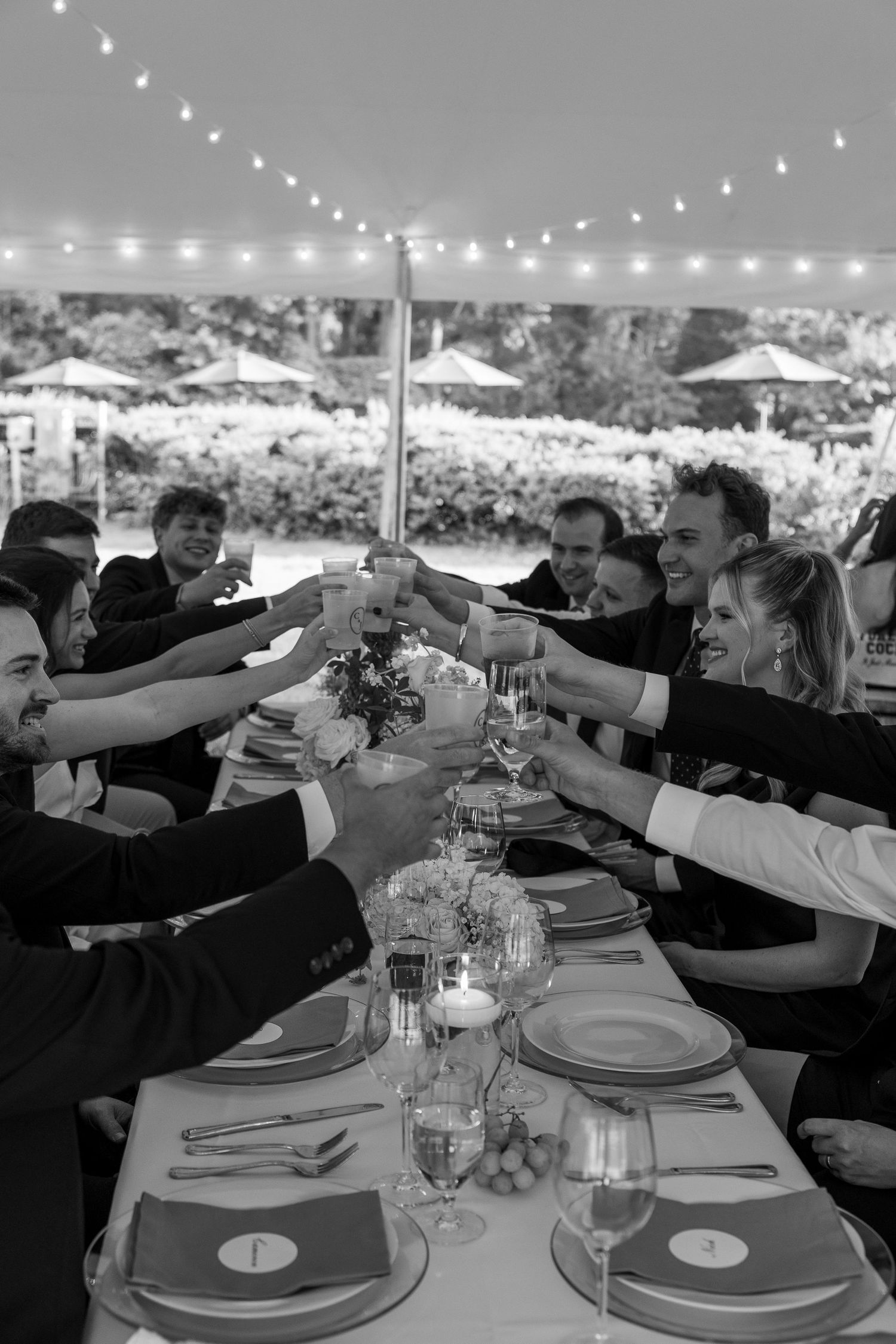 Wedding reception photo taken by Rock Hill Photographer