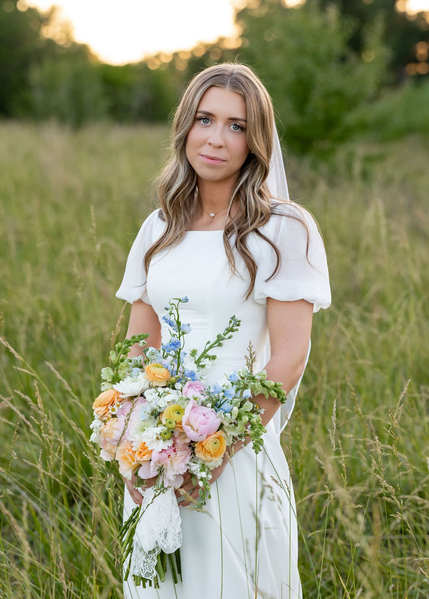 Bridal Portrait at The Historic Robertson Homestead taken by Rock Hill Wedding Photographer