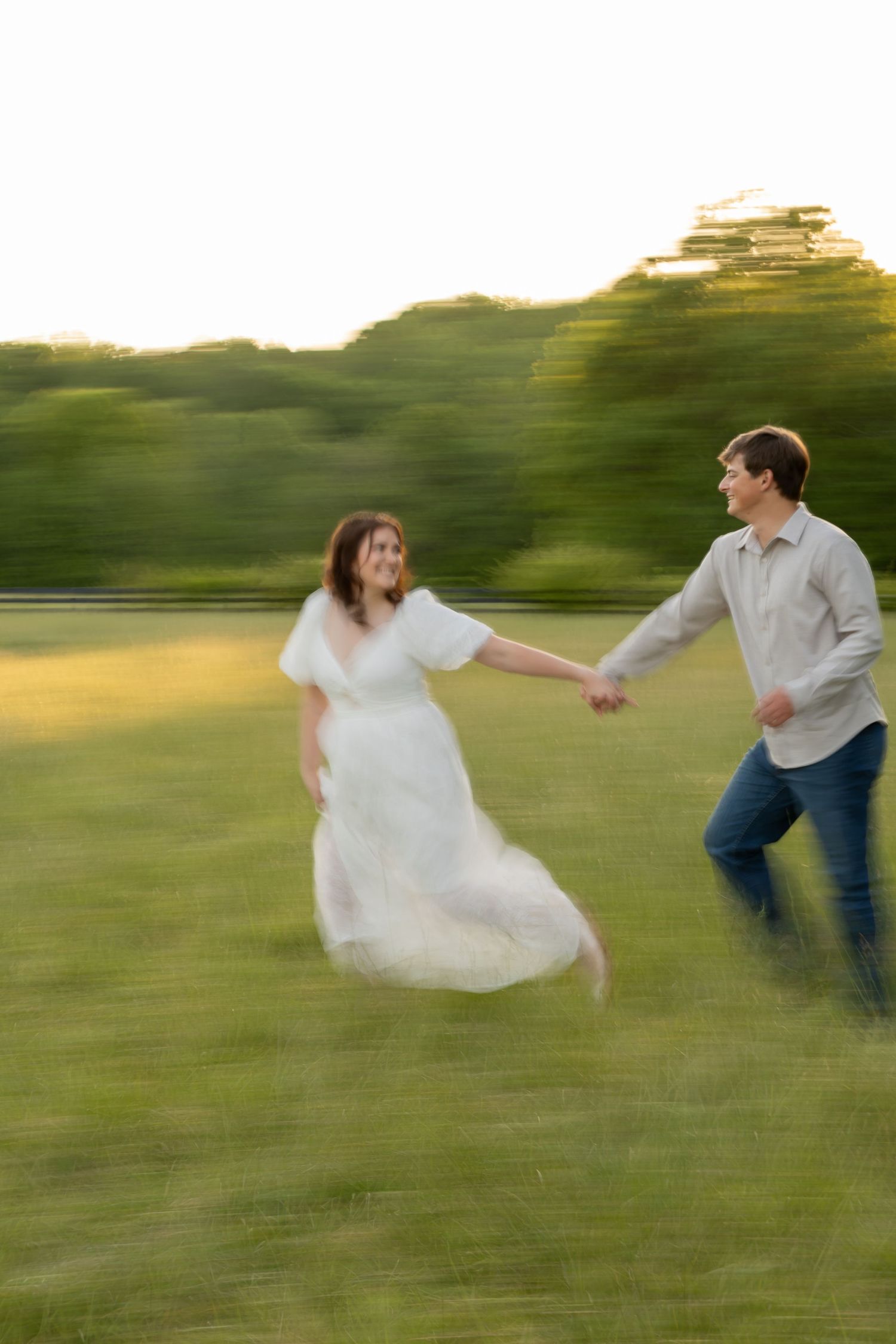 Engagement photo at Five Blossoms Farm, taken by Rock Hill Photographer, Natalie Wilson Photo