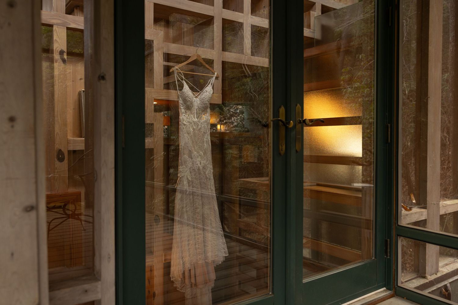 Wedding dress photo taken by Rock Hill Wedding Photographer Natalie Wilson