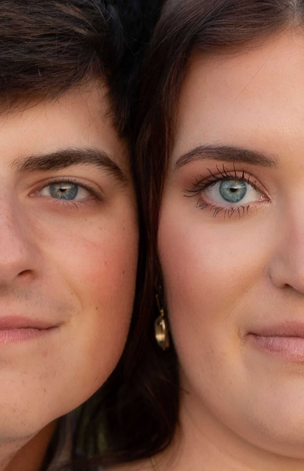 Engagement photo at Five Blossoms Farm, taken by Rock Hill Photographer, Natalie Wilson Photo