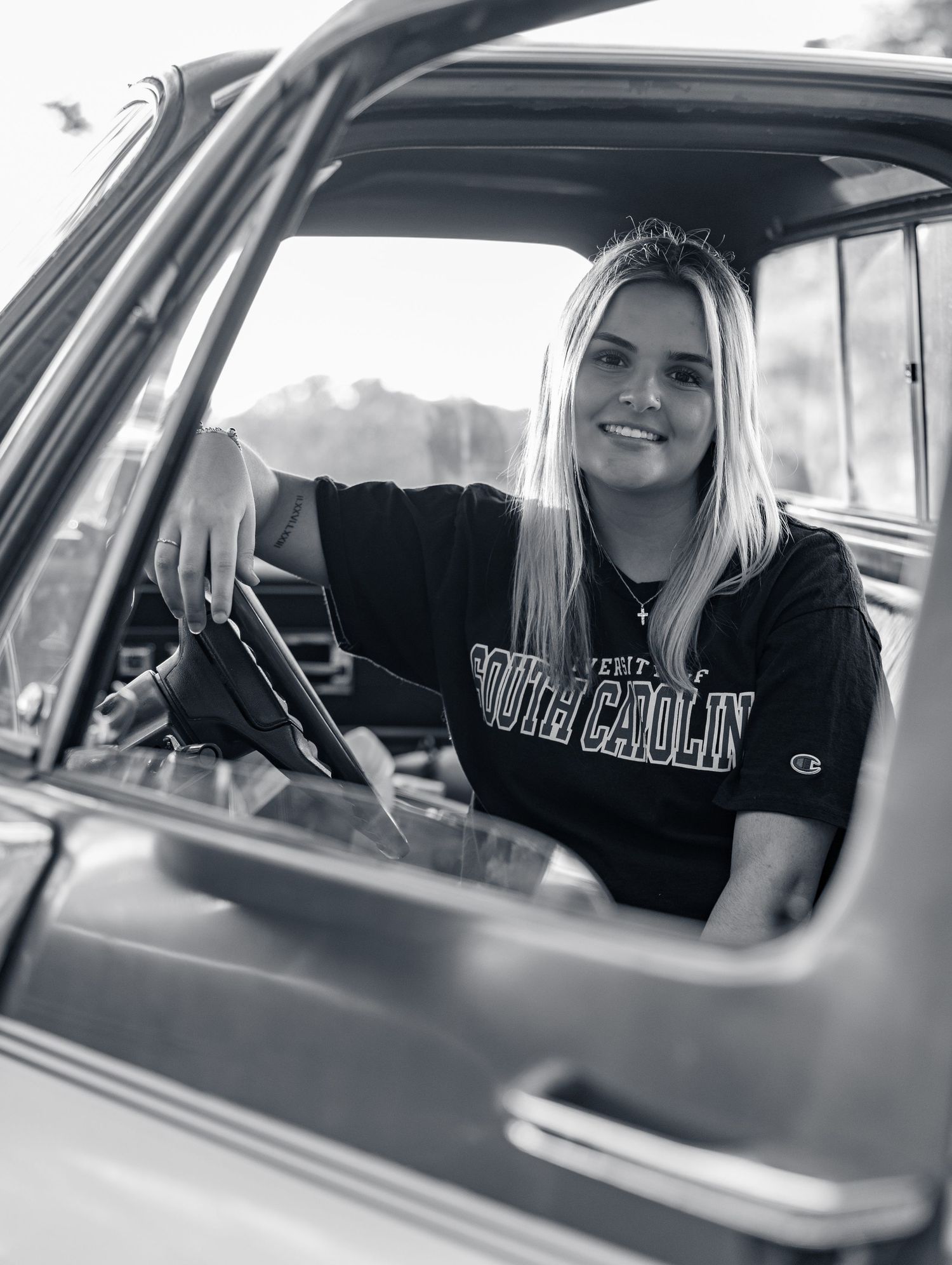 Senior portrait taken by Rock Hill Photographer, Natalie Wilson Photo
