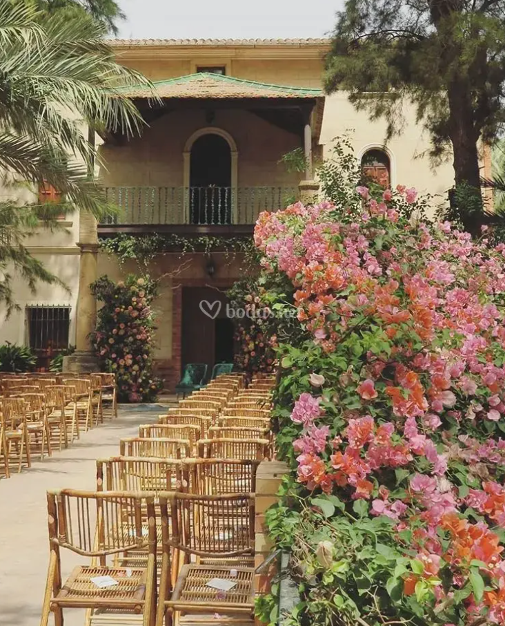 Finca Senyoret wedding venue in Alicante, Spain offering a beautiful Mediterranean setting for destination weddings