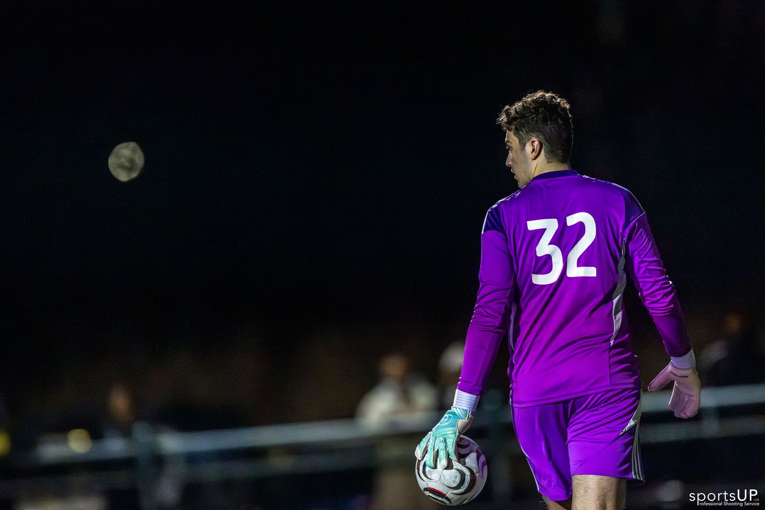 Football match action photography