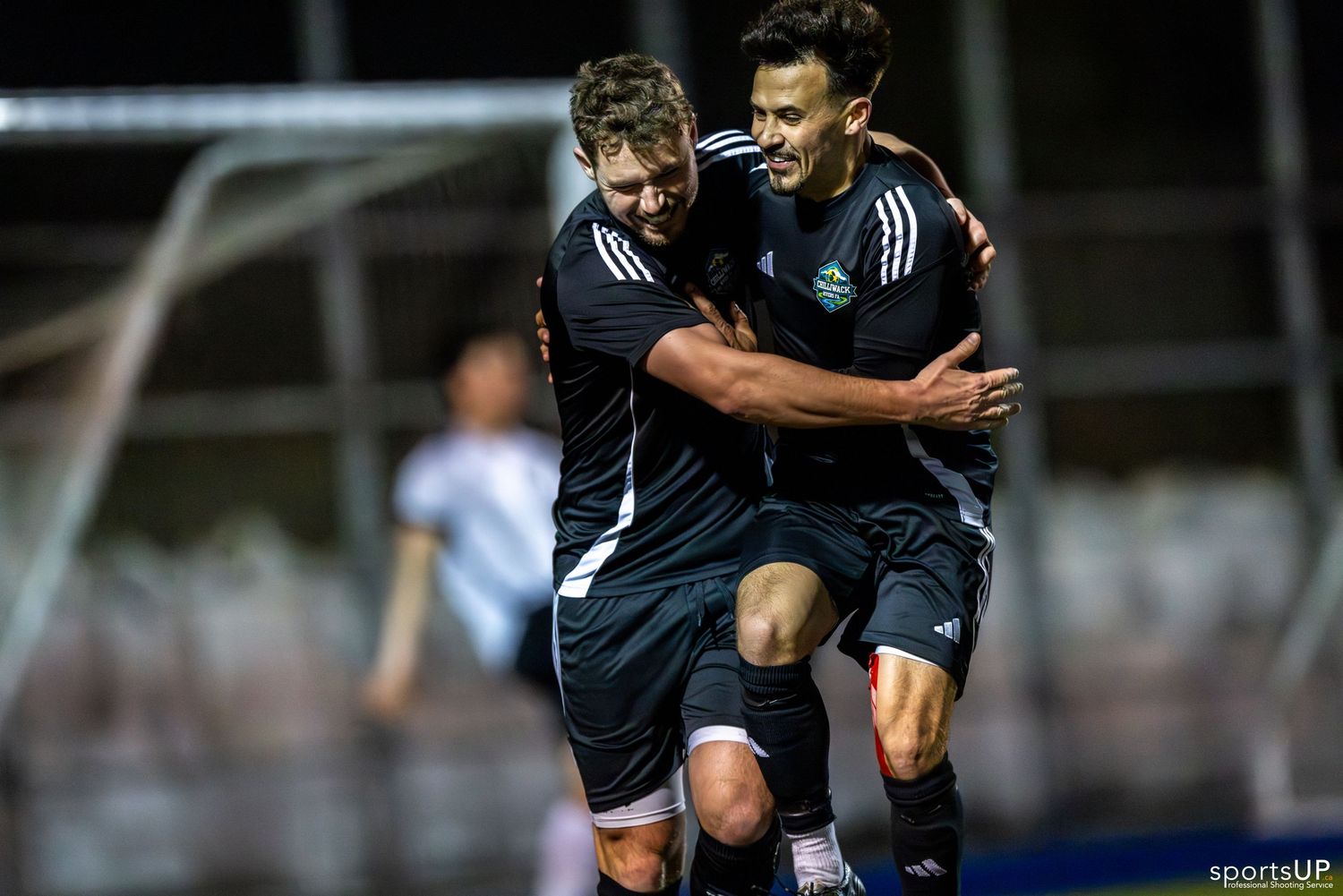Football match action photography