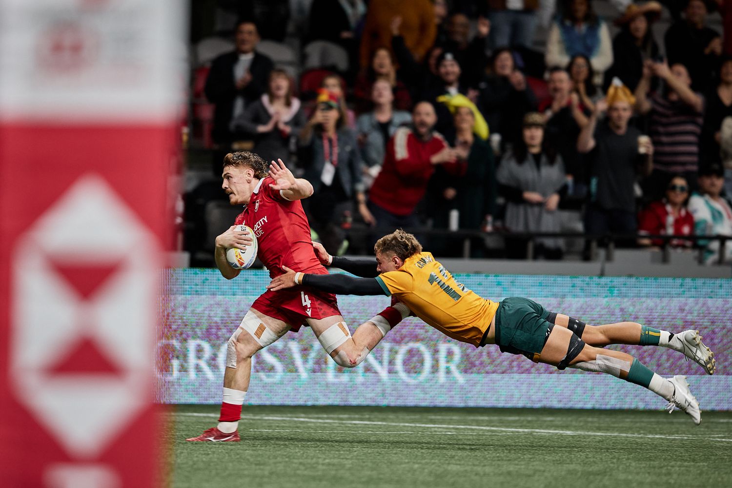 Rugby 7s match action photography | Team canada