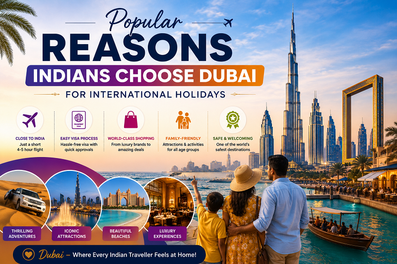 Popular Reasons Indians Choose Dubai for International Holidays