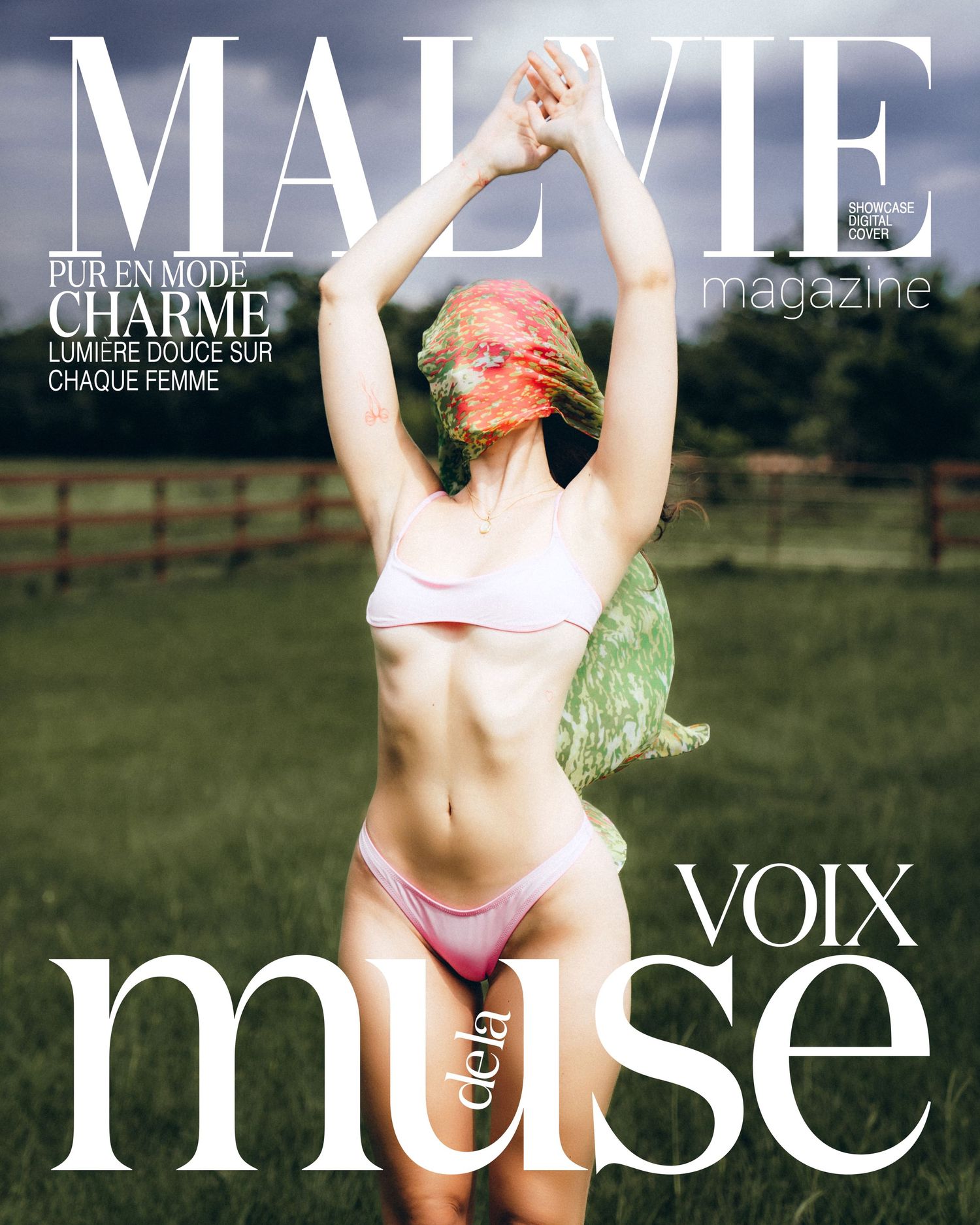 A series of magazine cover layouts showing a vintage-style fashion editorial spread with text overlays.