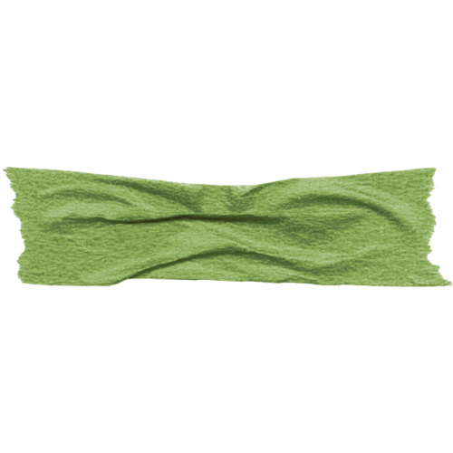 A bright green twisted fabric headband or hair accessory shown isolated on white background.