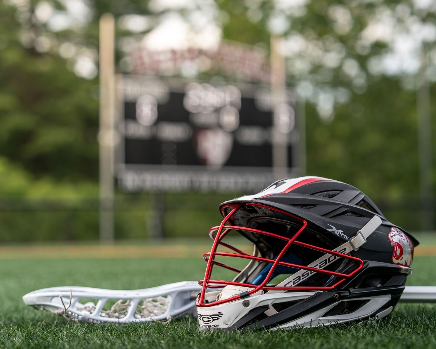 Fv3 Media - New England Multimedia Sports Portraits and Wedding Photography & Videography lacrosse goalie mask Derryfield NH senior game