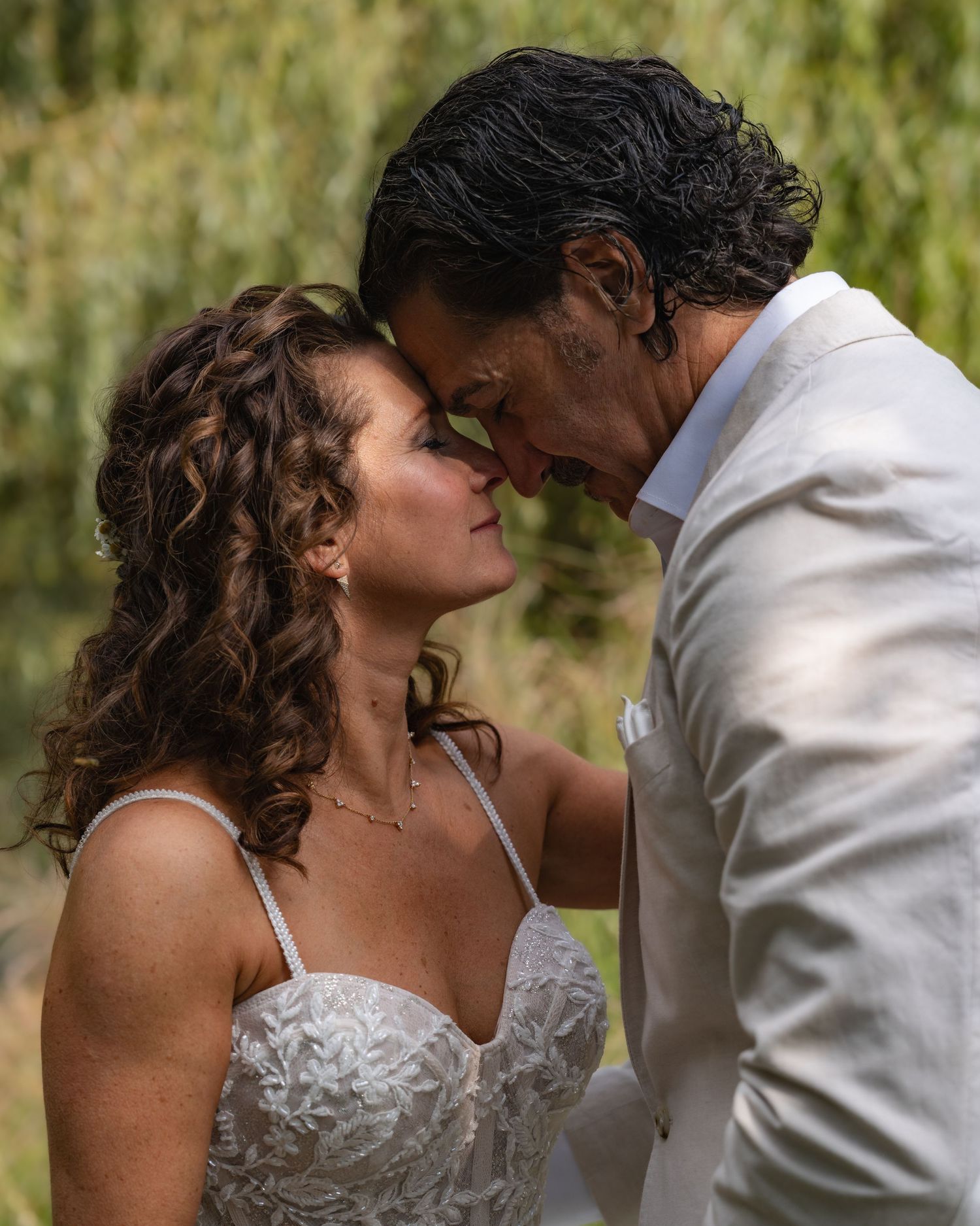 Fv3 Media LLC - New Hampshire based photographer Frank V Fichera III - Light and airy Wedding photography happy couple