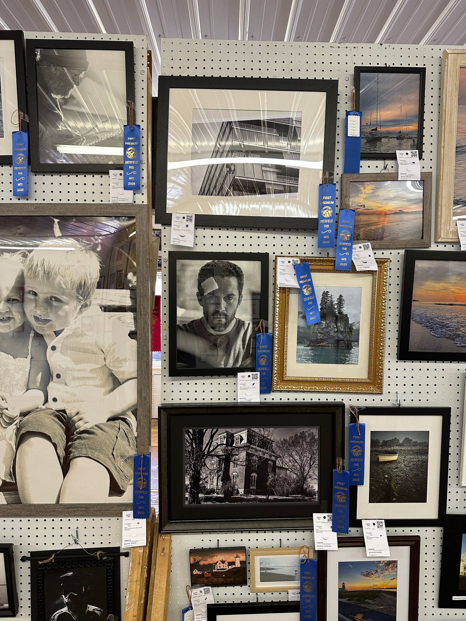 Fv3 Media New England Photography - Blue Ribbon award at Deerfield New Hampshire state fair photography display