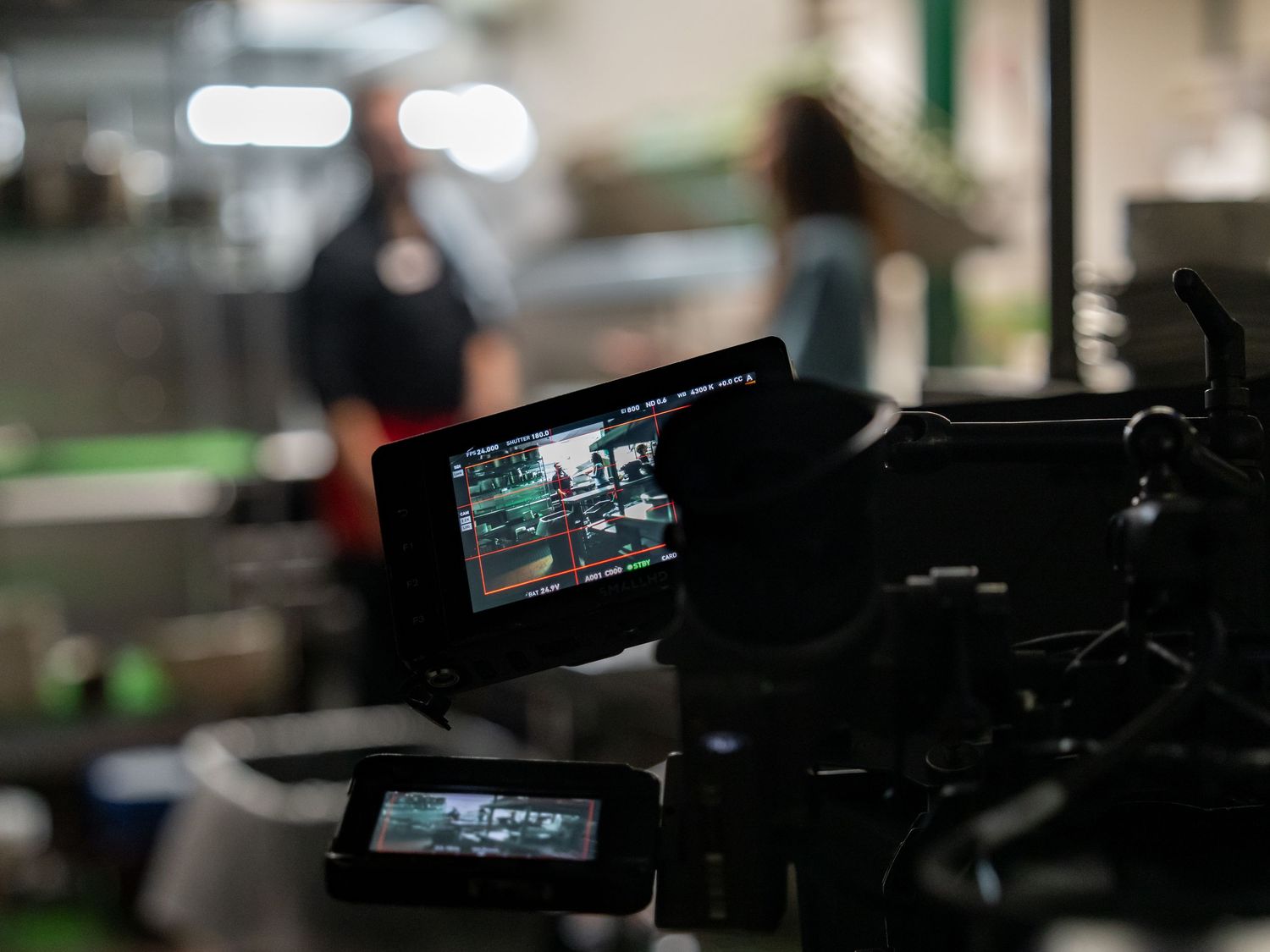 Fv3 Media bts behind the scenes photo of actor and TikTok star Ian Brownhill on the set of feature film All You Have