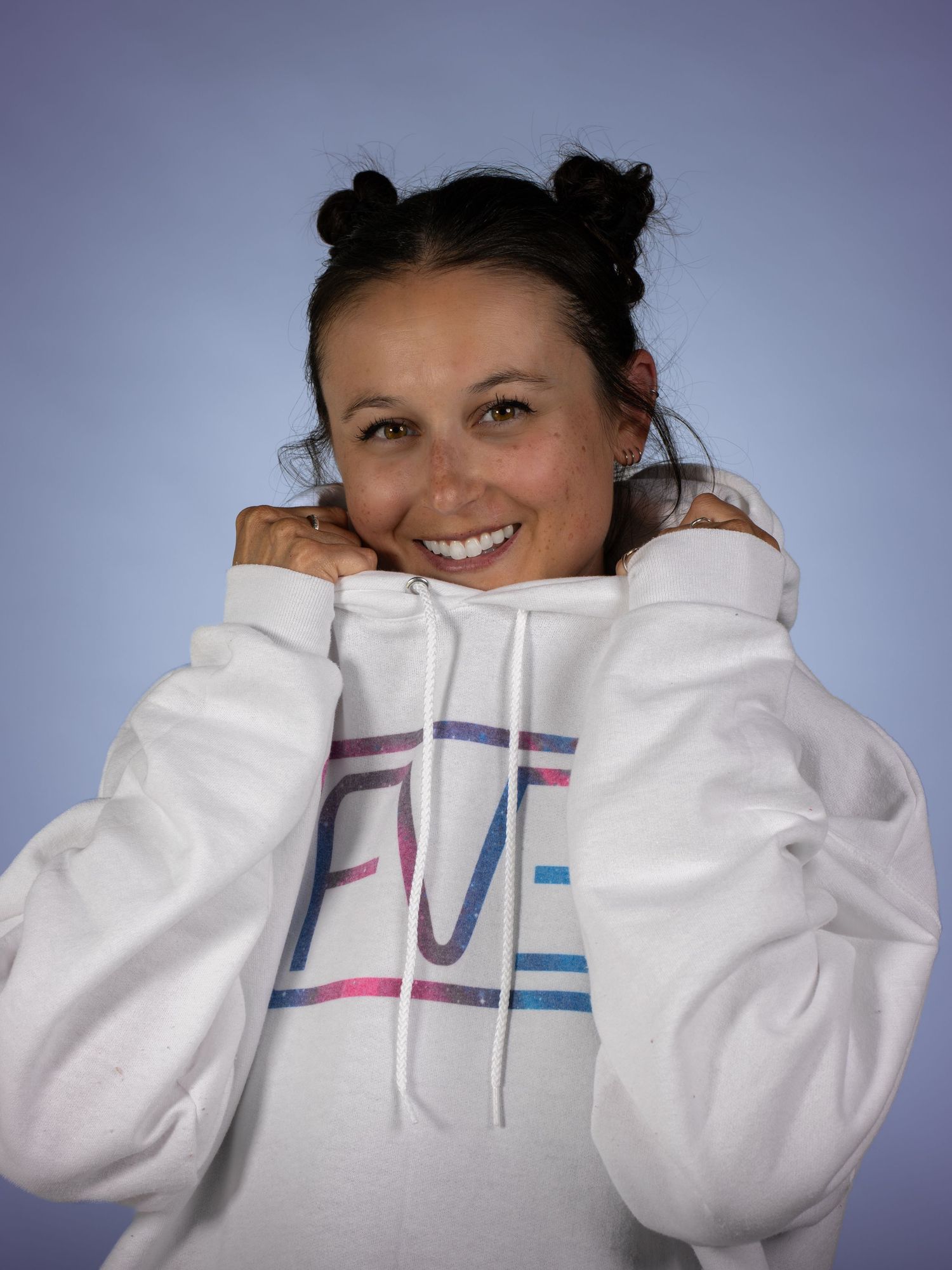 Fv3 Media LLC Merch Store - Galaxy Sweatshirt Grey Hoodie online store