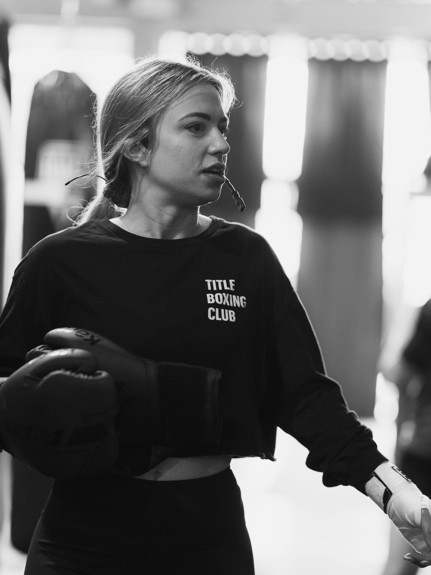 Title Boxing Club Coach Ashley Cooper in Manchester NH 
Fv3 Media small business branding photography