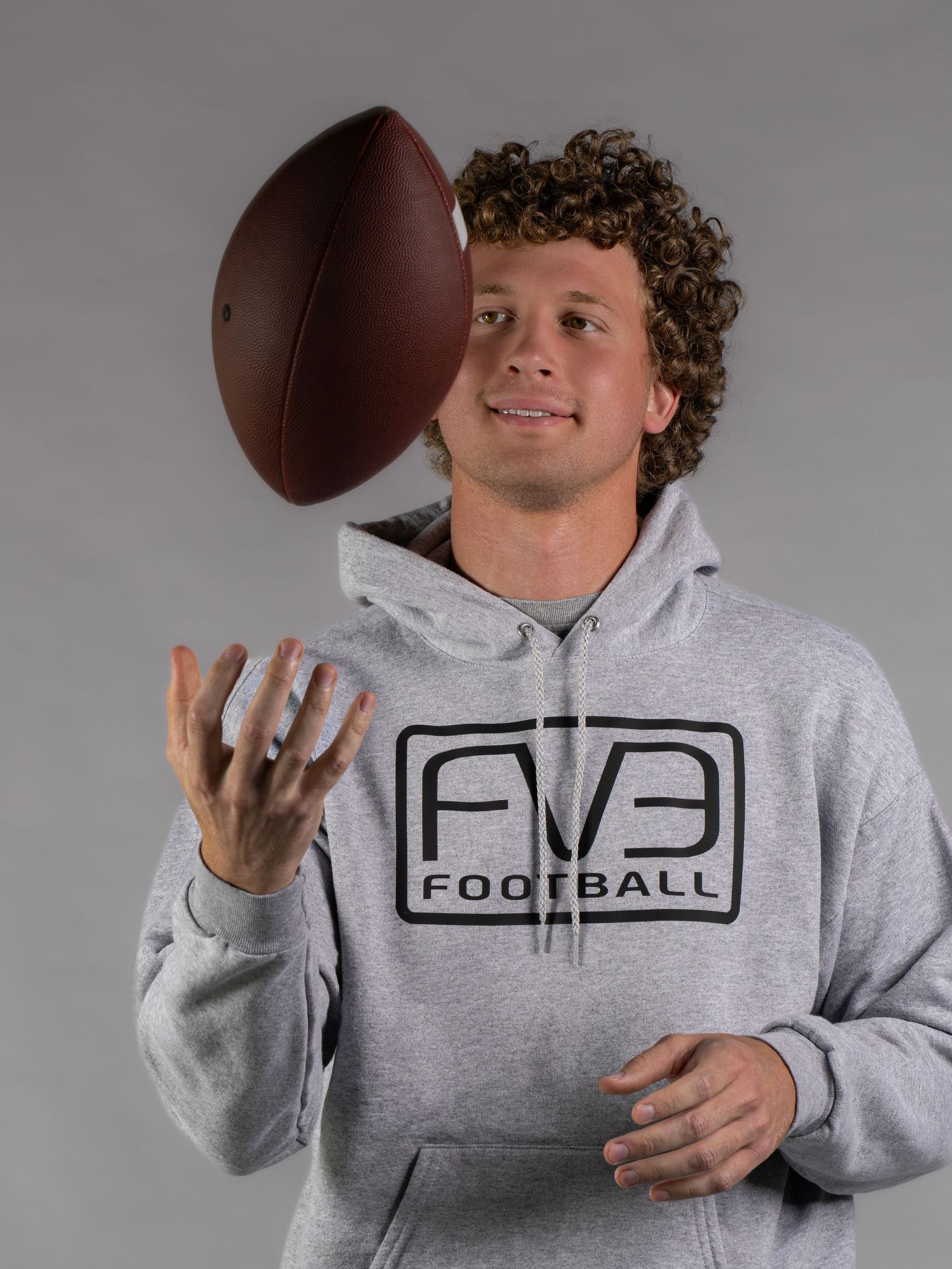 Fv3 Media LLC Merch Store - Sports Sweatshirt Grey Hoodie online store - Football