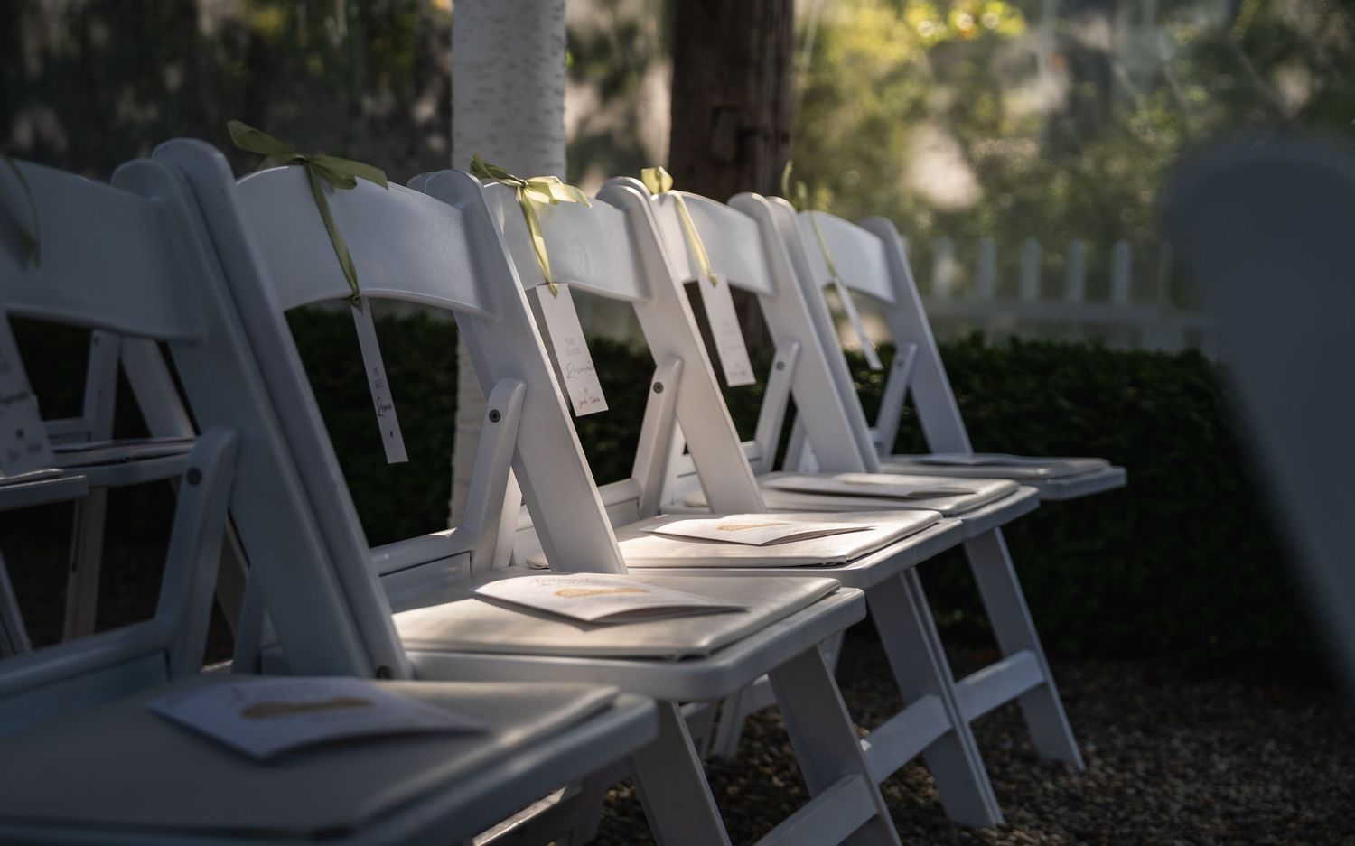 Fv3 Media wedding photo dramatic photography of wedding chairs in the golden hour sunlight reception ceremony