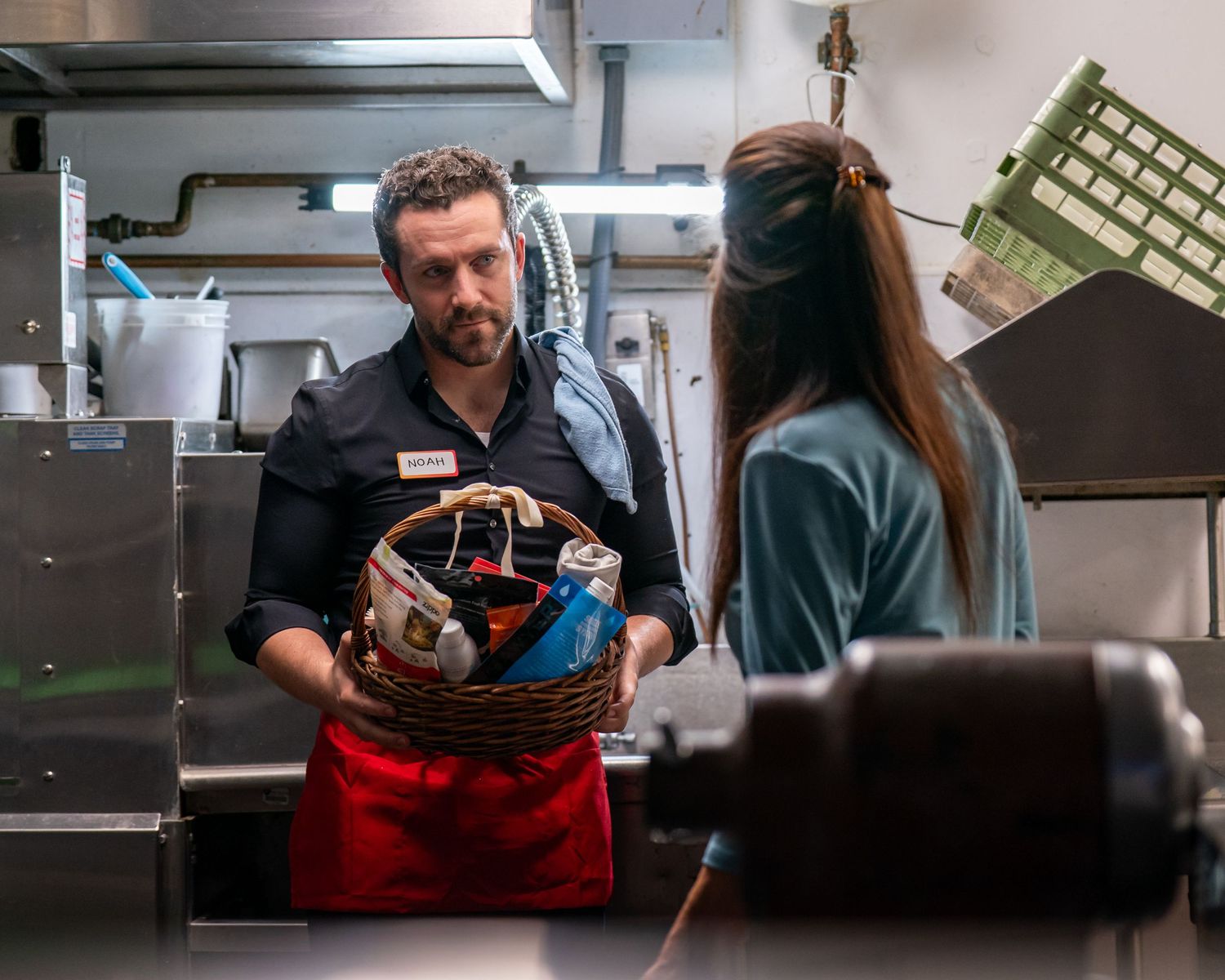 Fv3 Media bts behind the scenes photo of actor and TikTok star Ian Brownhill on the set of feature film All You Have