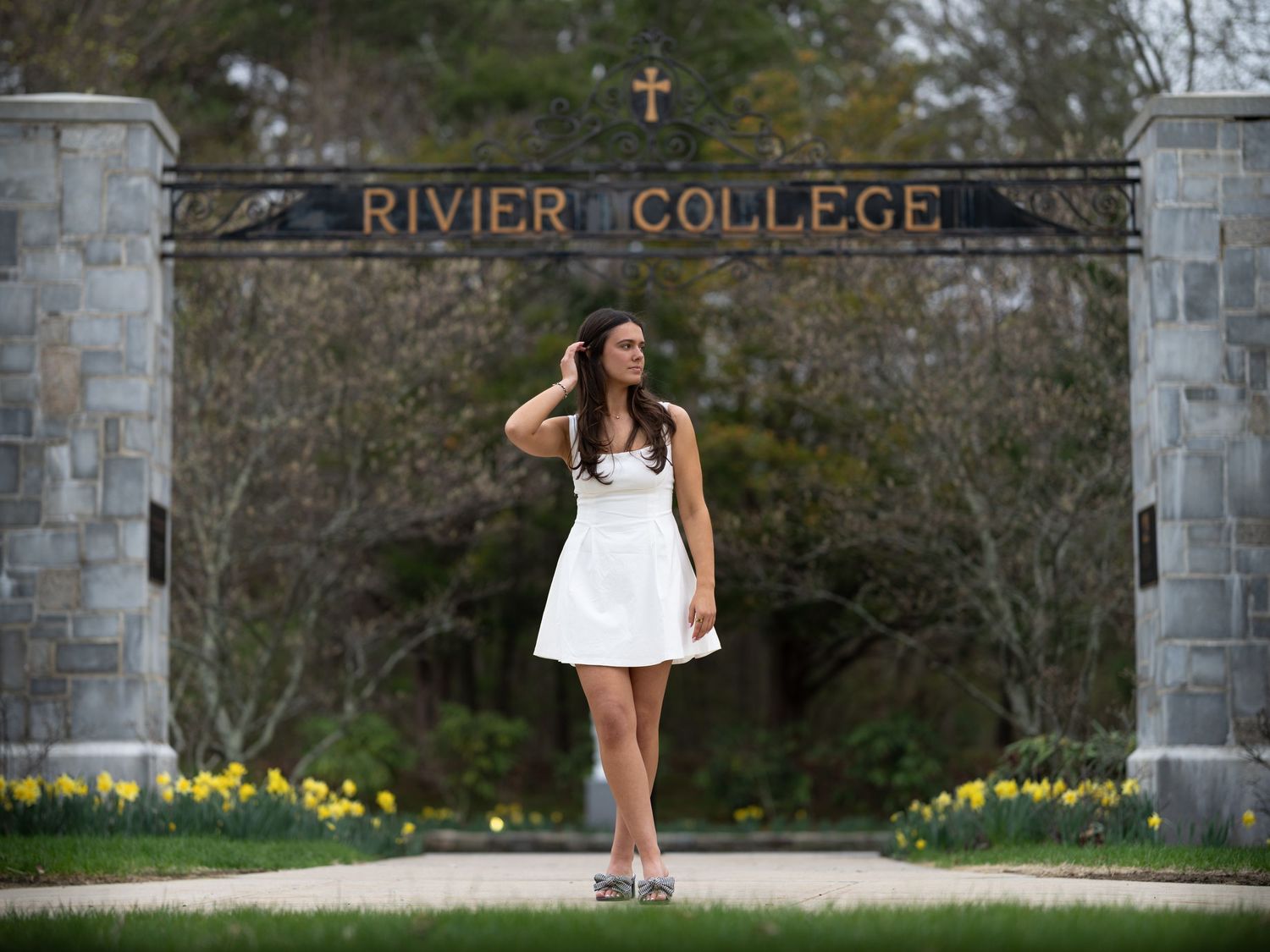Fv3 Media Rivier University graduate senior photo session